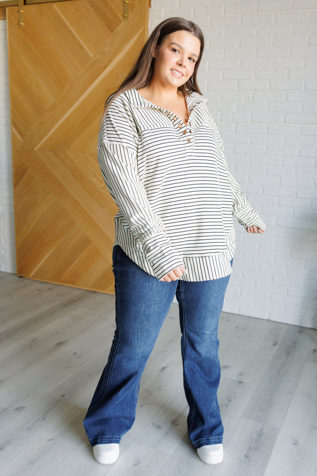 Striped Serendipity Pullover