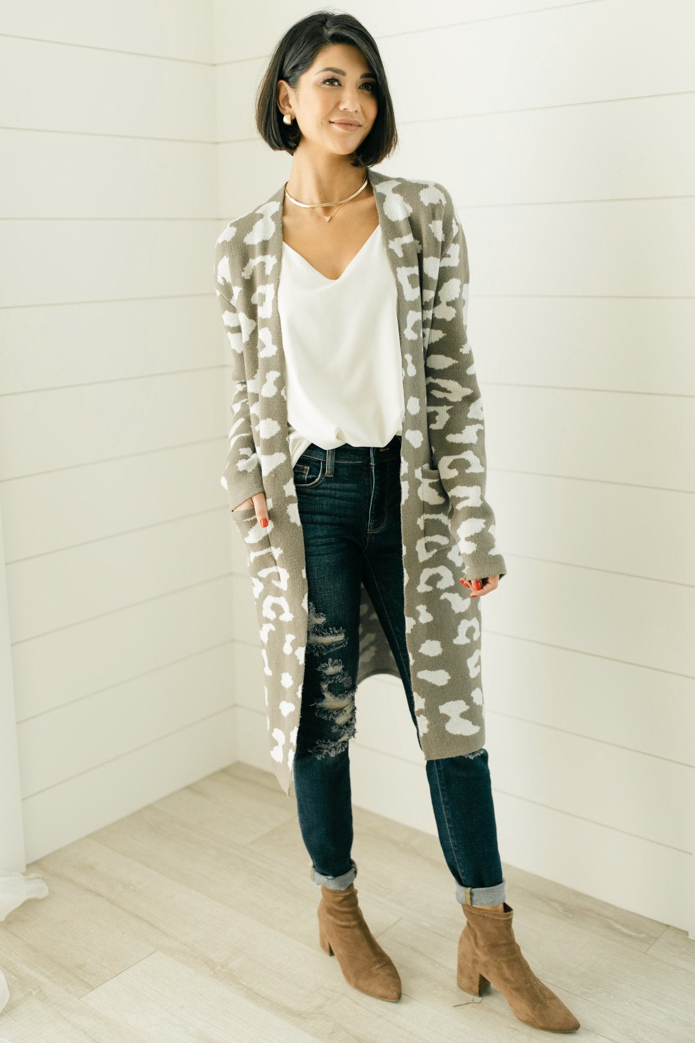 The Sage Feline Cardigan