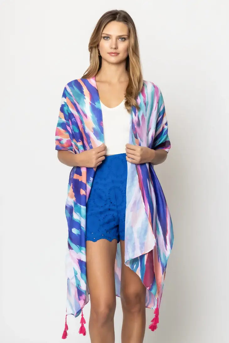 PREORDER: Watercolor Print Kimono