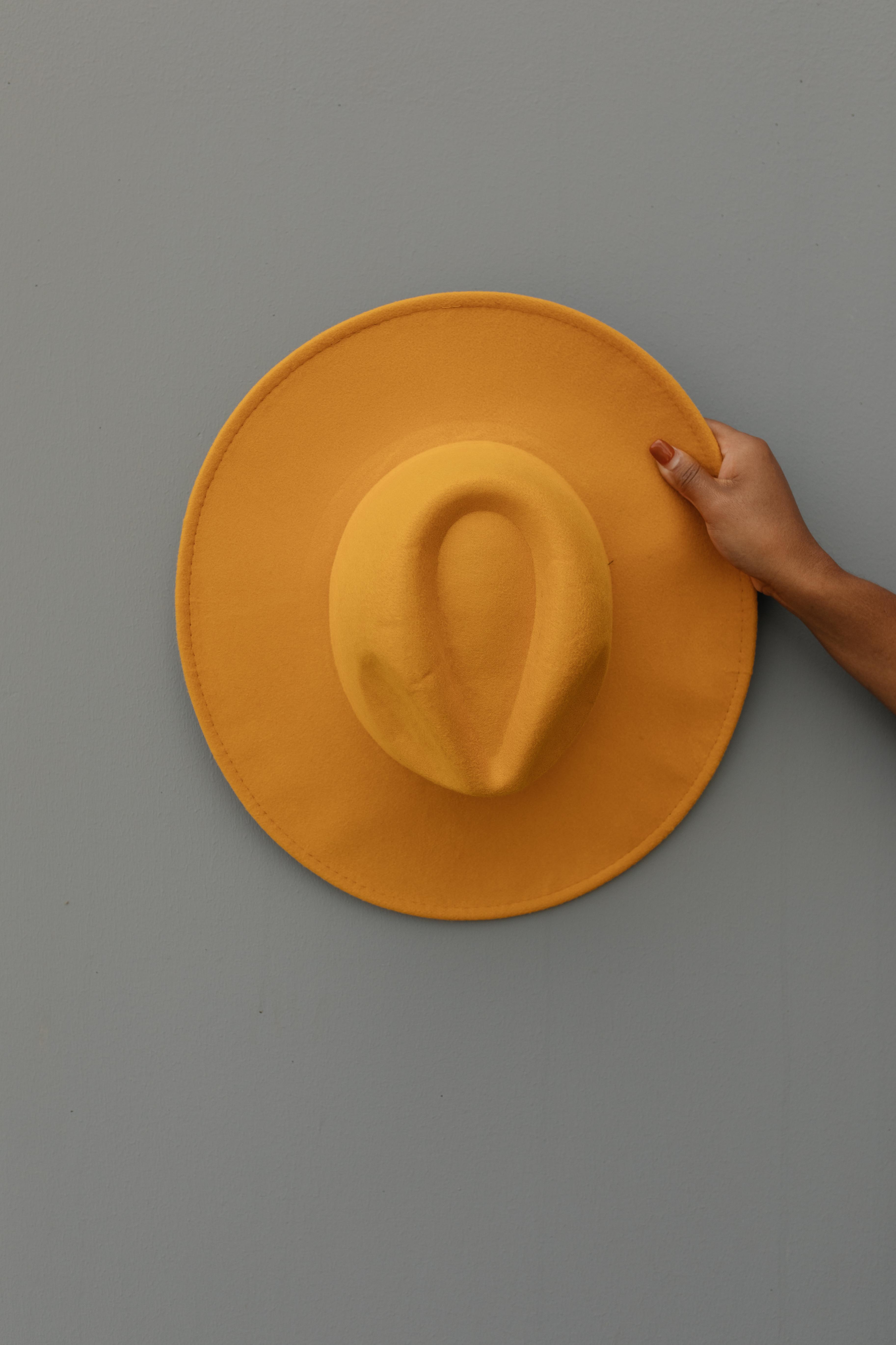 Felicity Flat Brim Hat In Honey- 9/22/2020