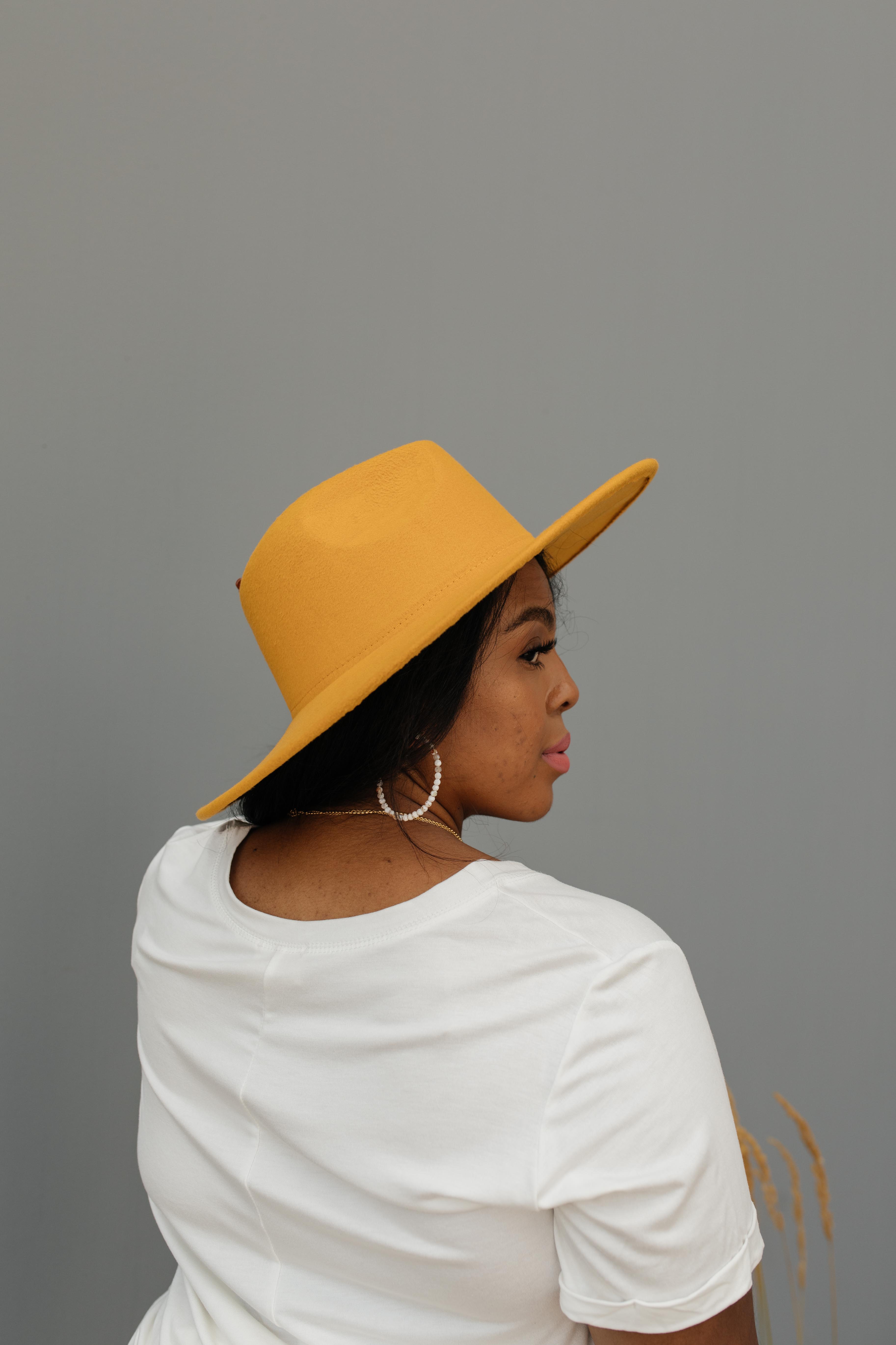 Felicity Flat Brim Hat In Honey- 9/22/2020