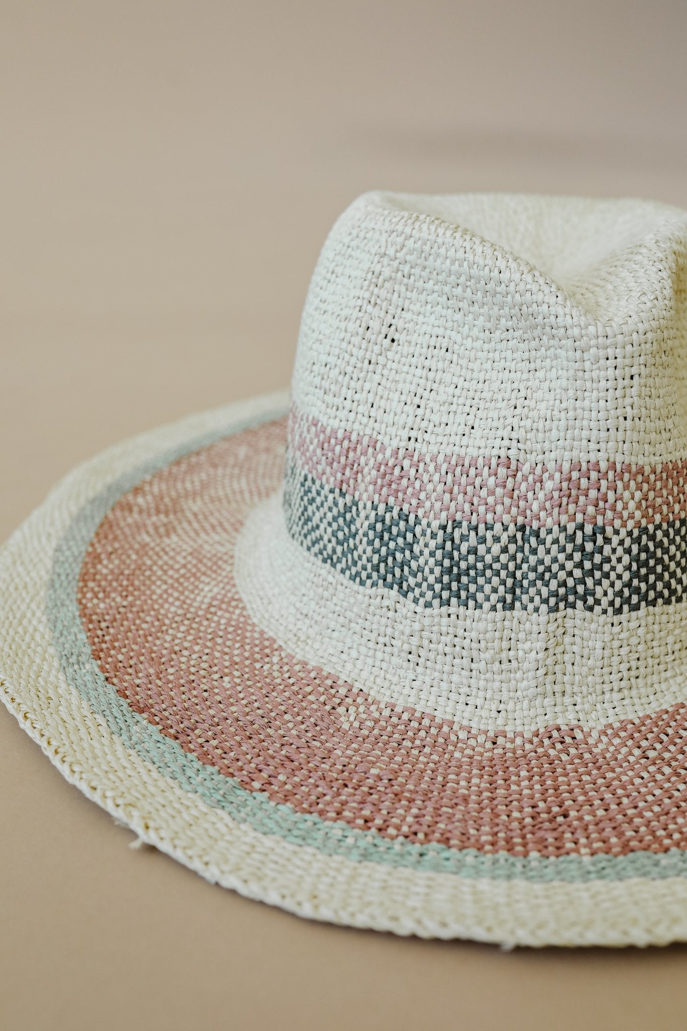 Undercover Striped Straw Hat