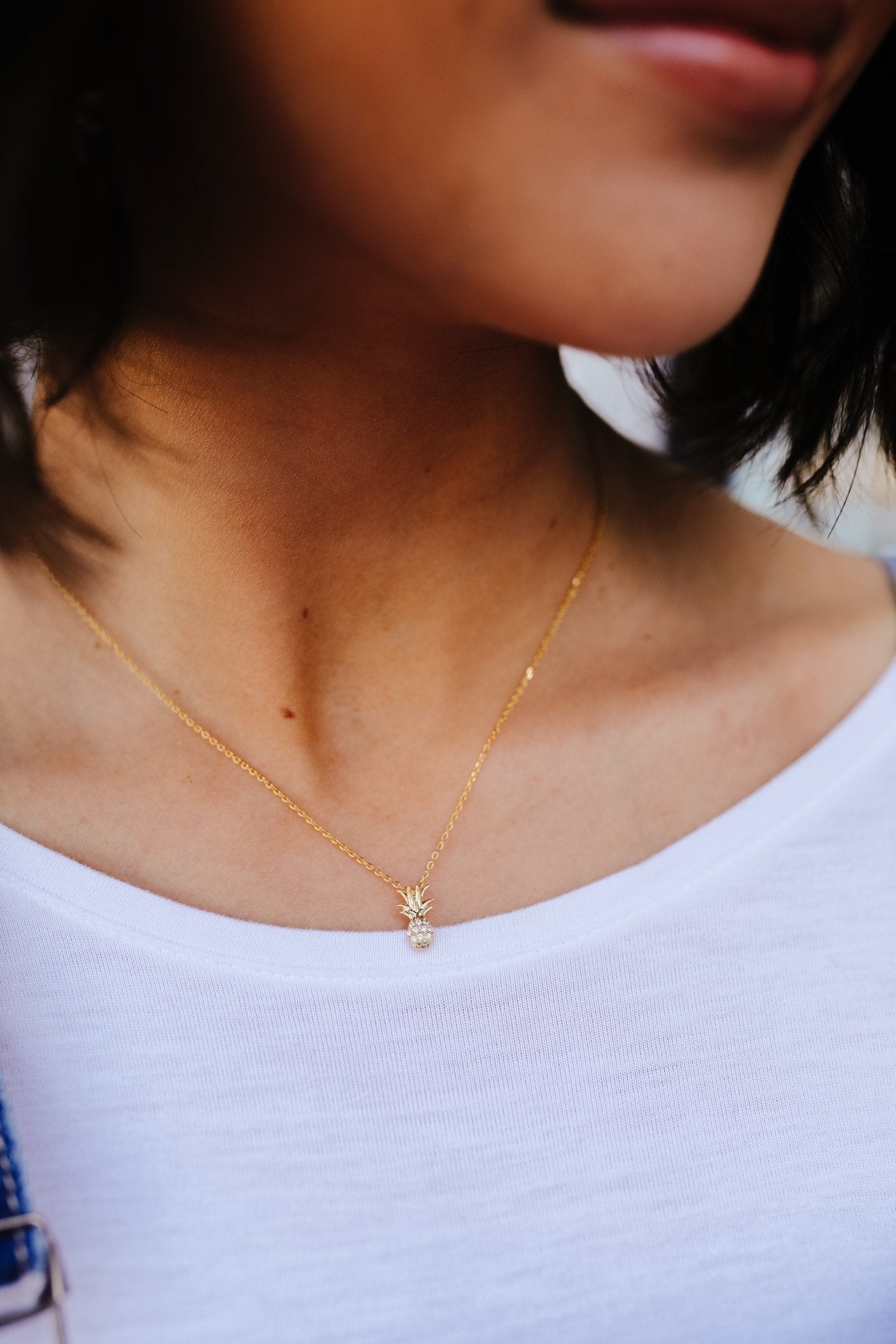 Dole Out the Charm Pineapple Necklace