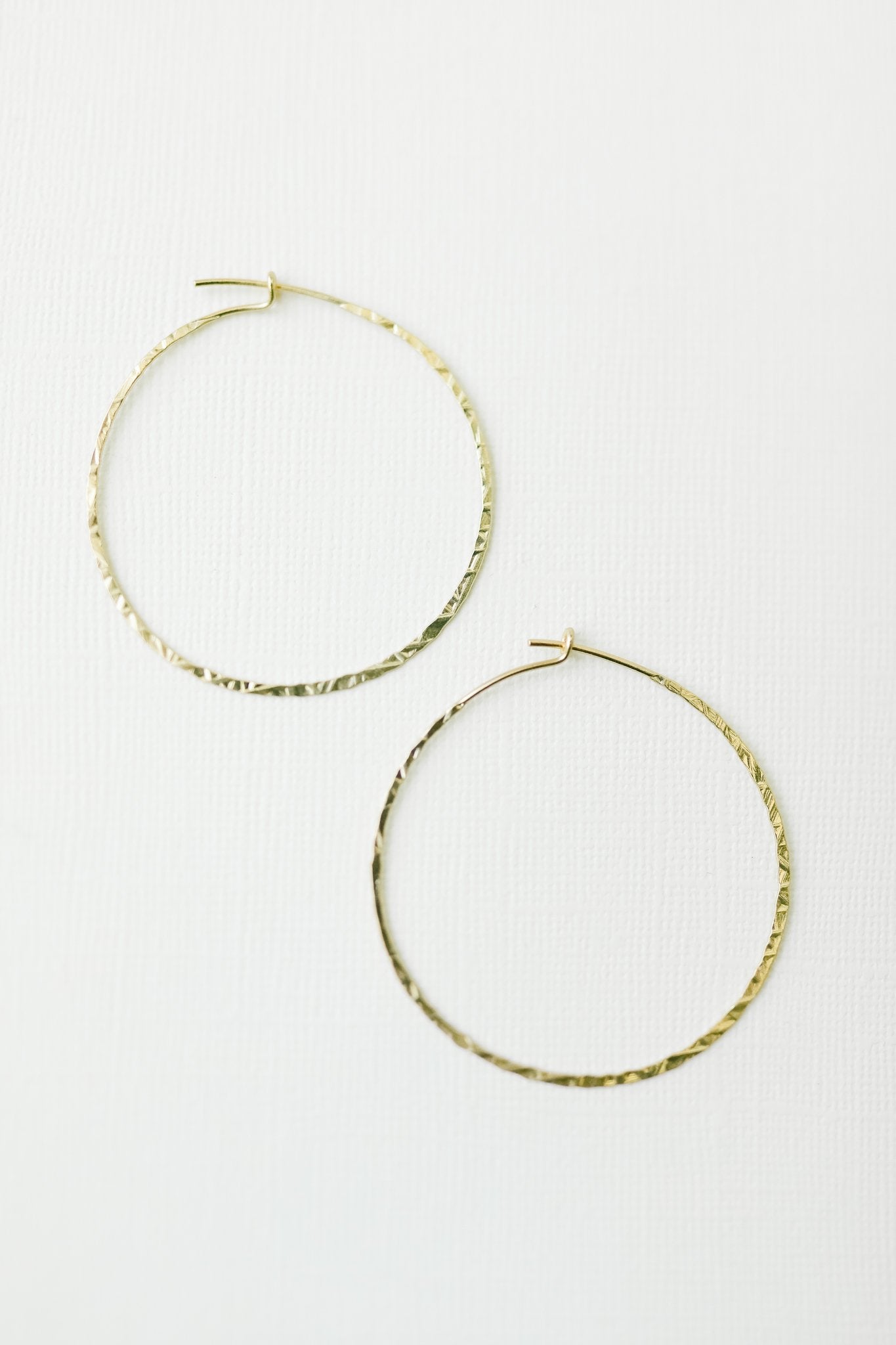 Slim & Rough Hewn Hoops