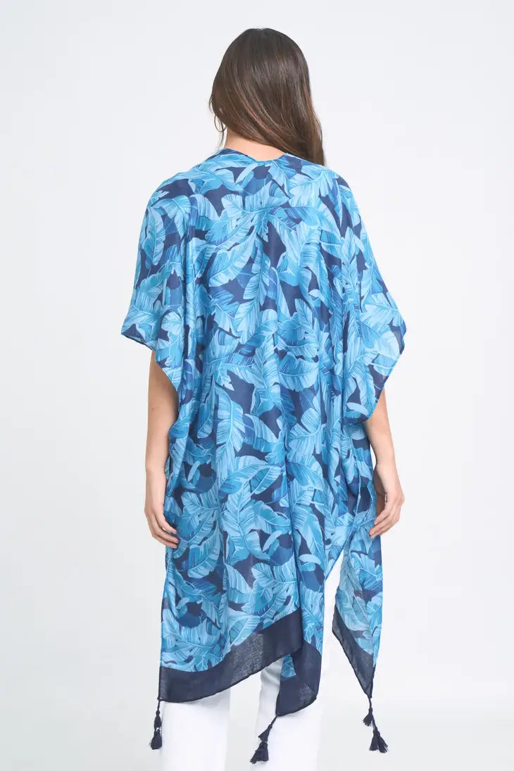 PREORDER: Palm Leaf Print Kimono in Three Colors