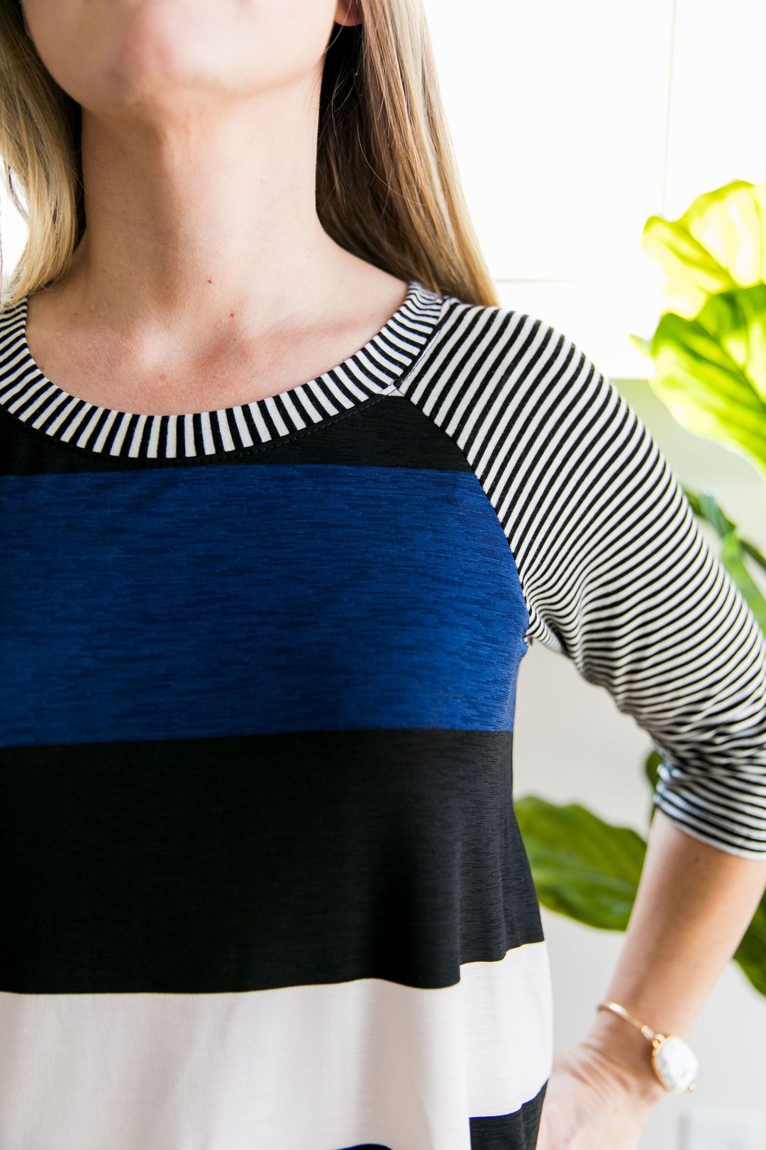 Alice Multi-Striped Raglan Tunic