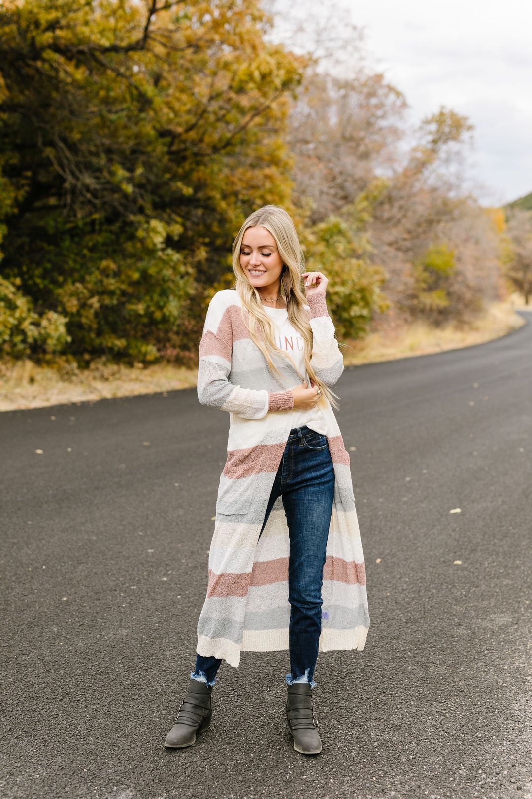 Serenity Striped Cardigan