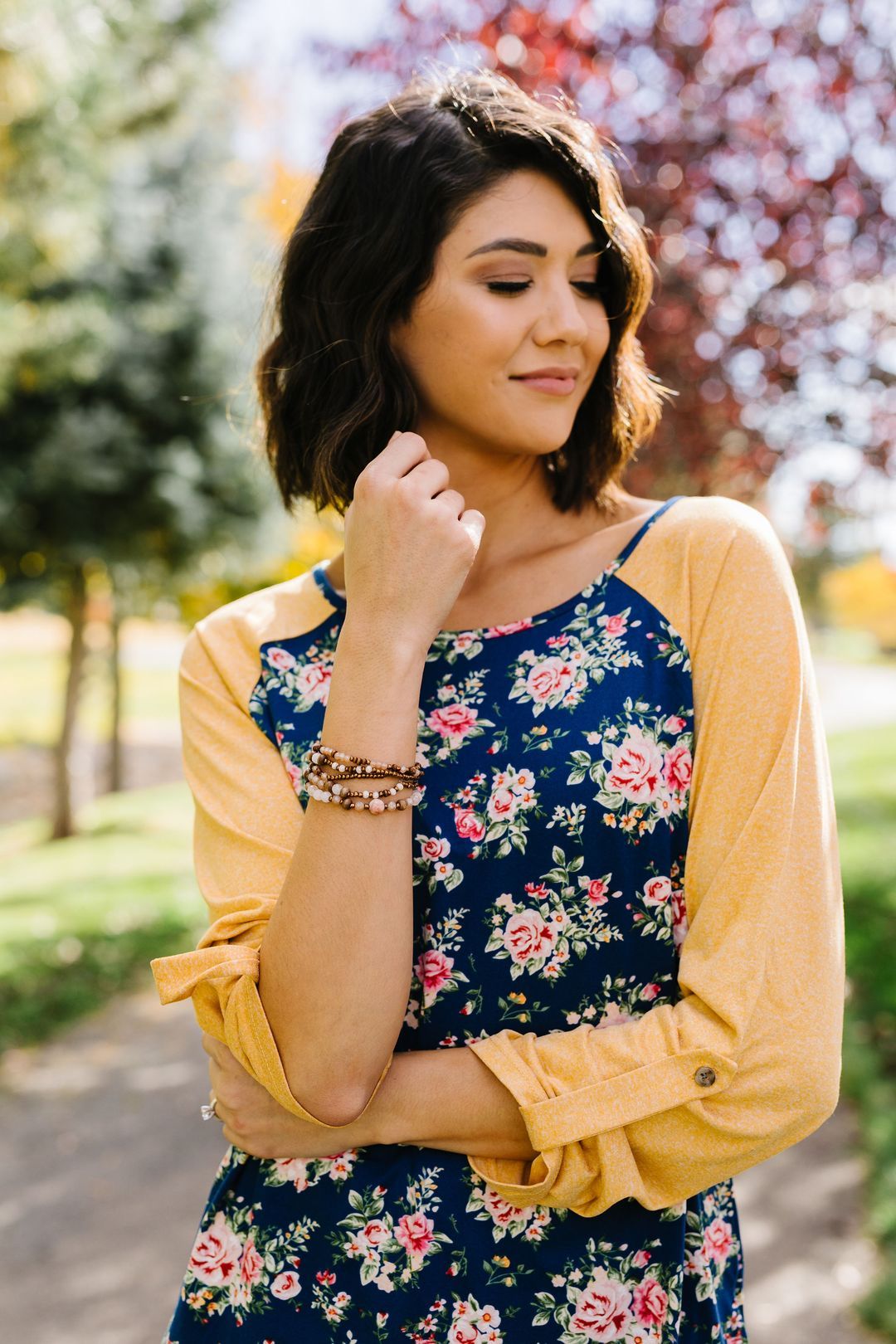 Wood + Stone Wrap Bracelet