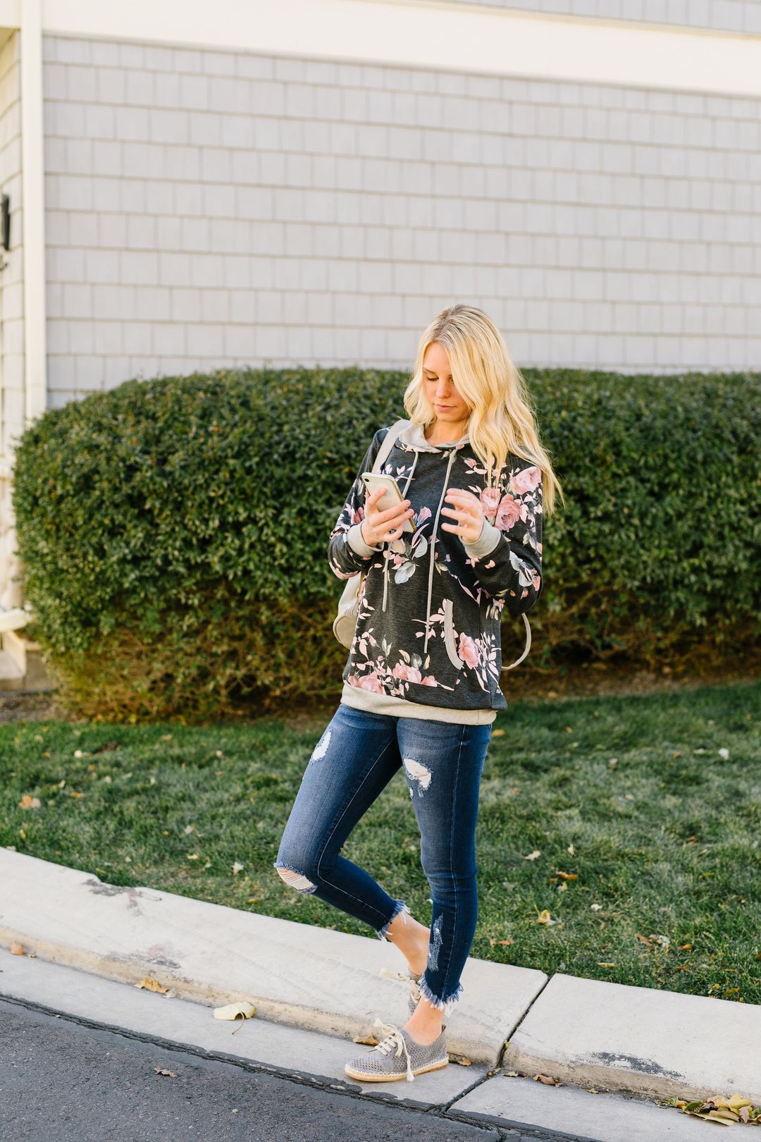 Full On Floral Hoodie