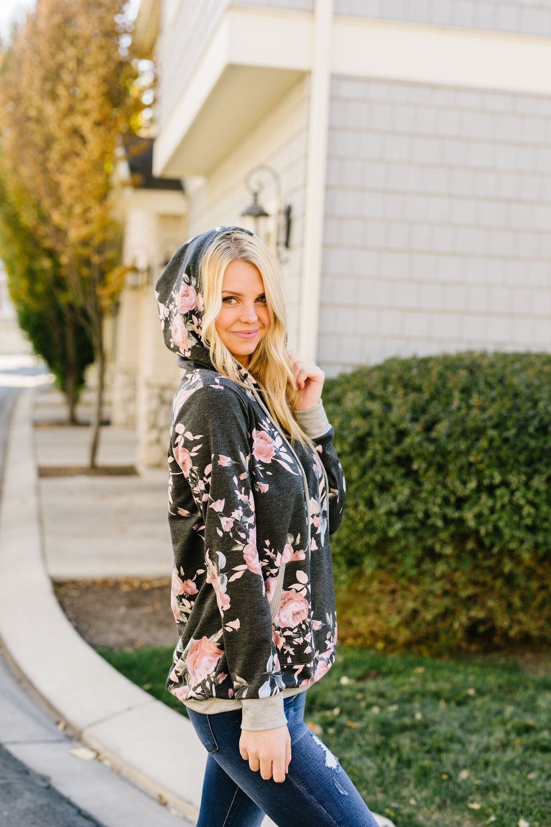 Full On Floral Hoodie