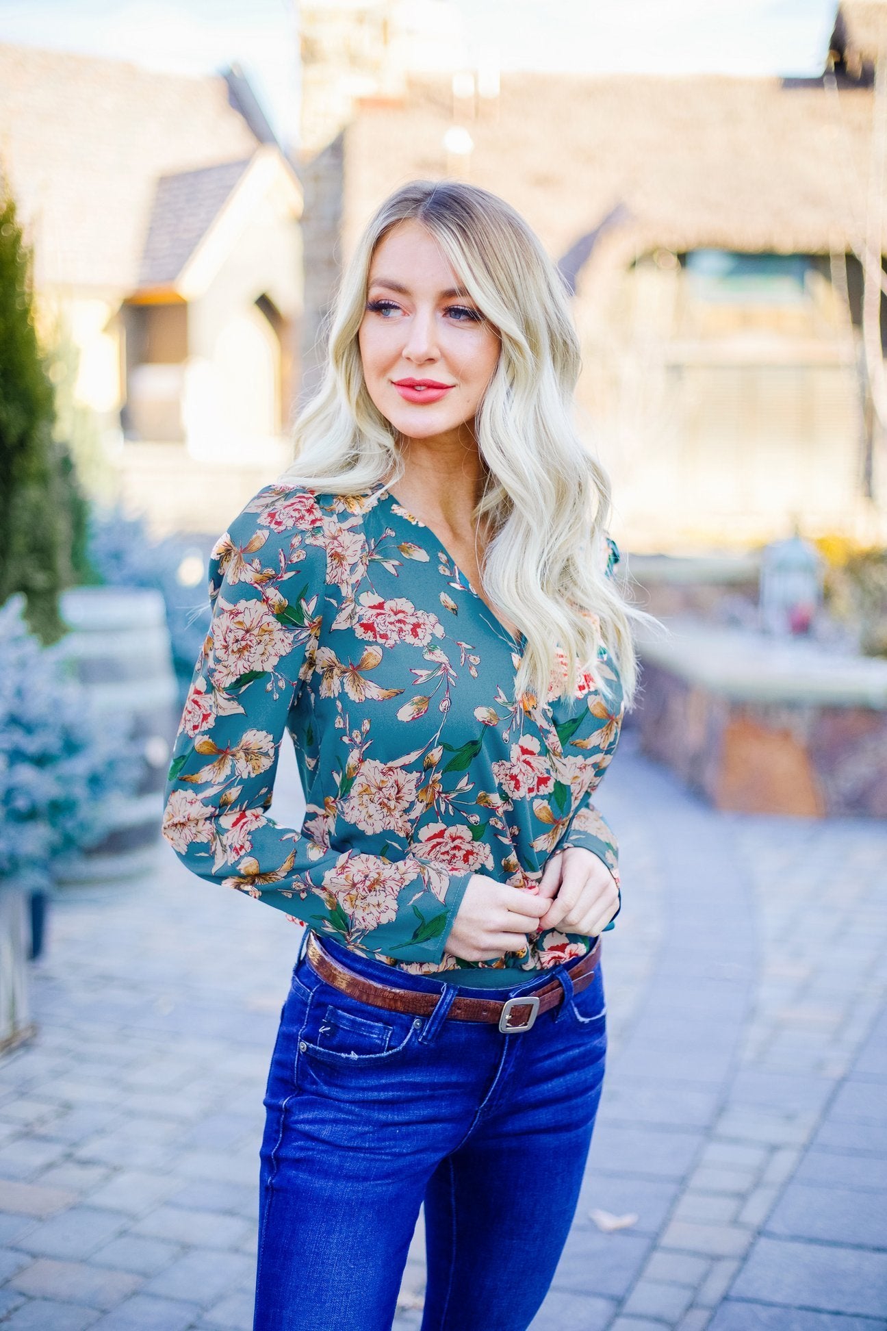 Antique Floral Bodysuit