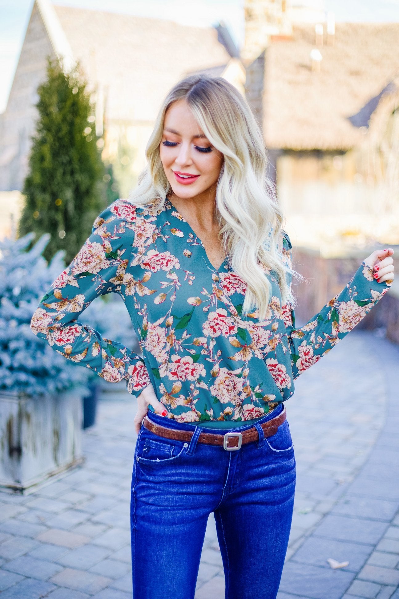 Antique Floral Bodysuit