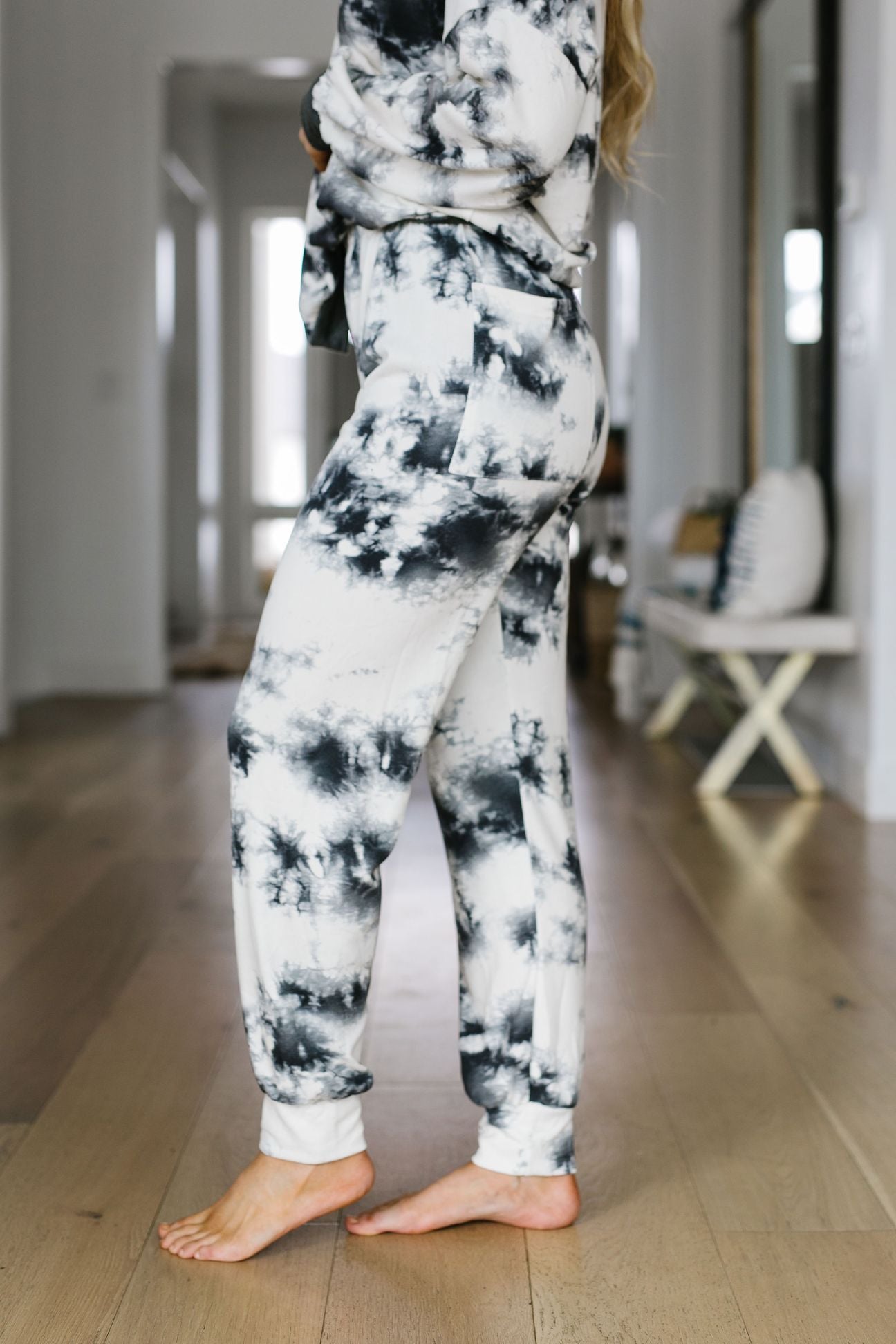 Rejuvenation Black & White Joggers