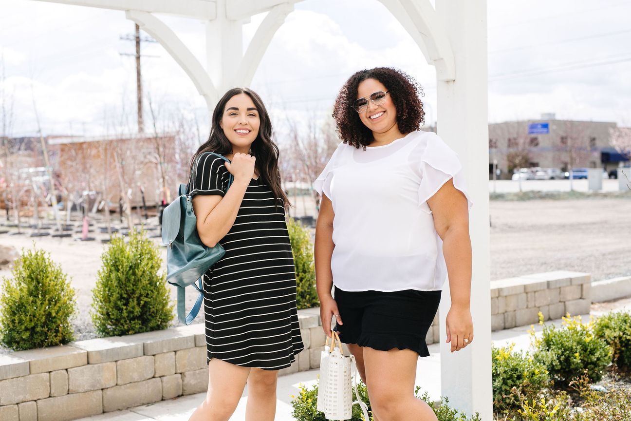 Tulip Sleeve Blouse In Ivory