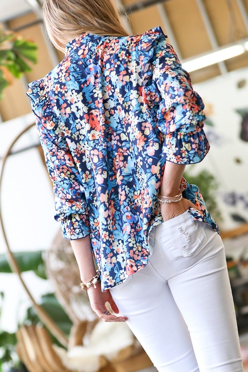 Tiptoe Through The Tulips Blouse