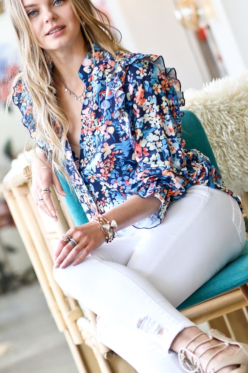 Tiptoe Through The Tulips Blouse