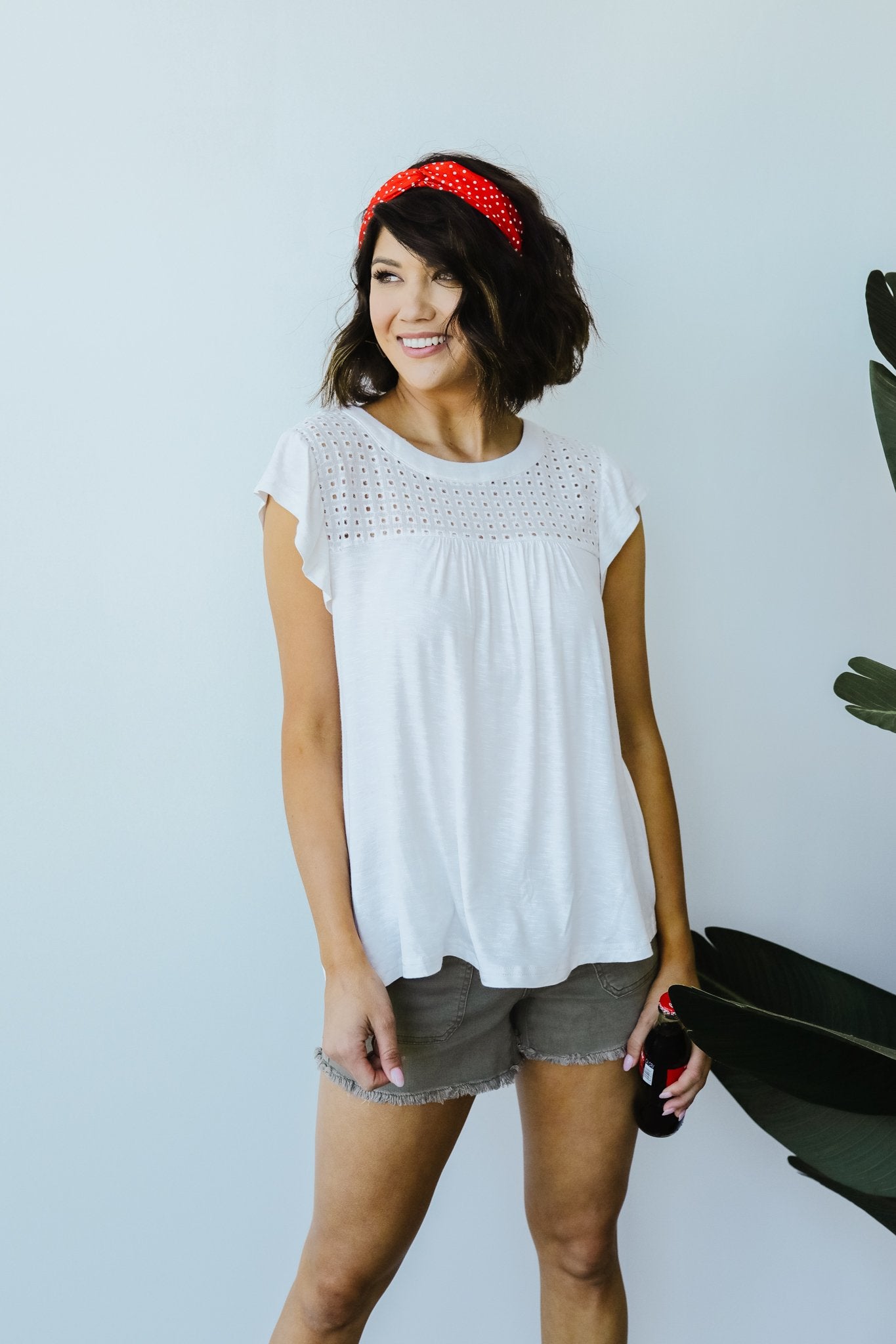 Alice Eyelet Top