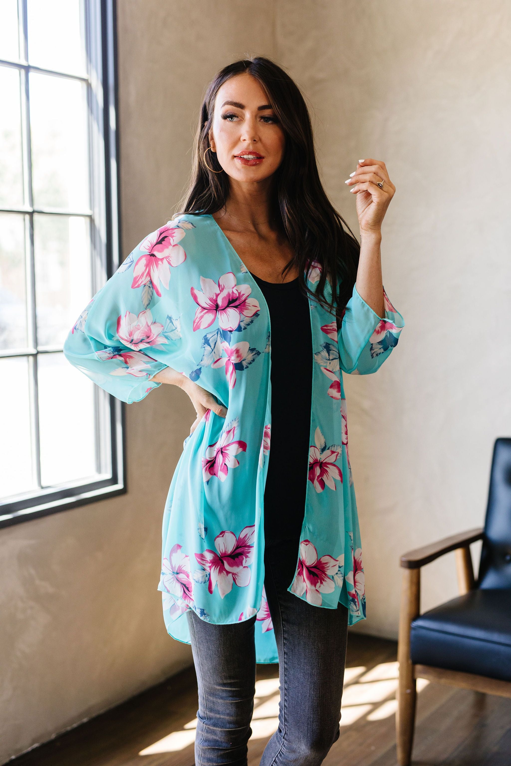 Barely There Chiffon Kimono