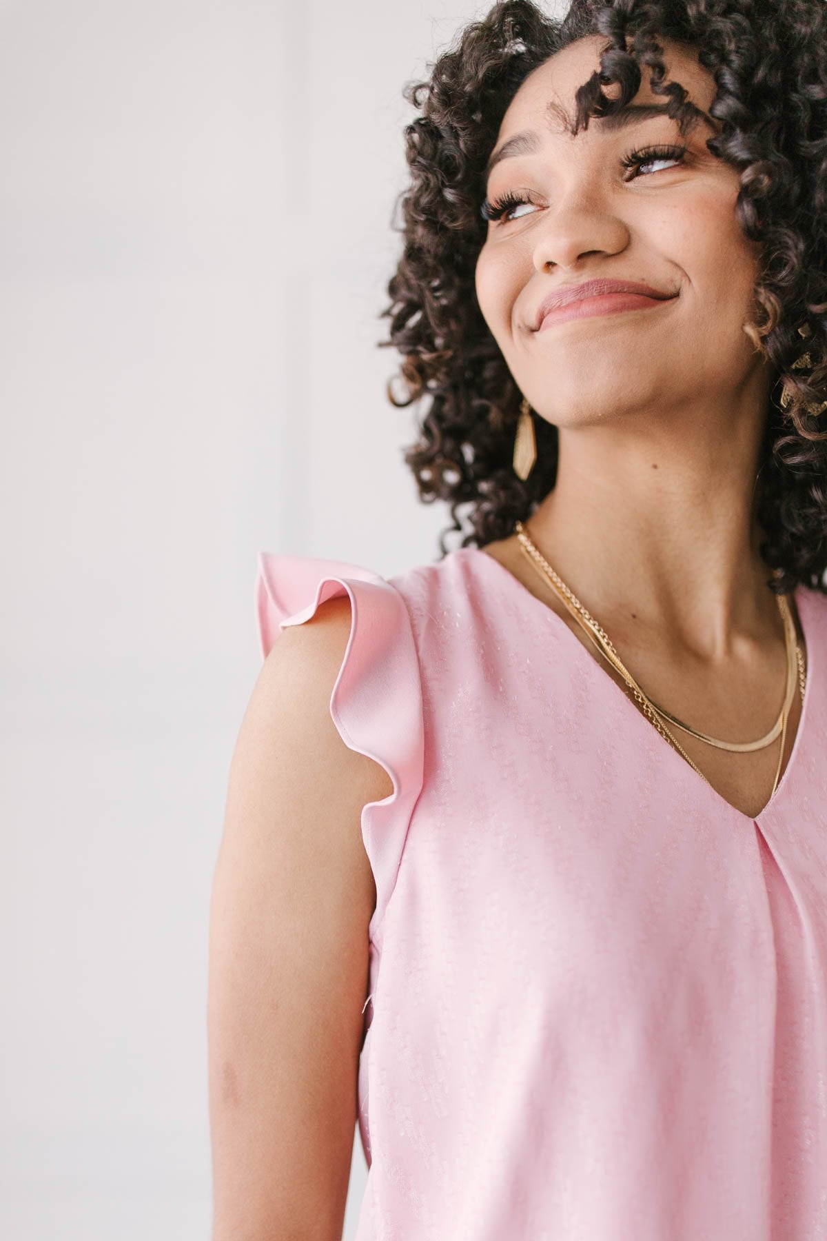 Blush & Shimmer Blouse