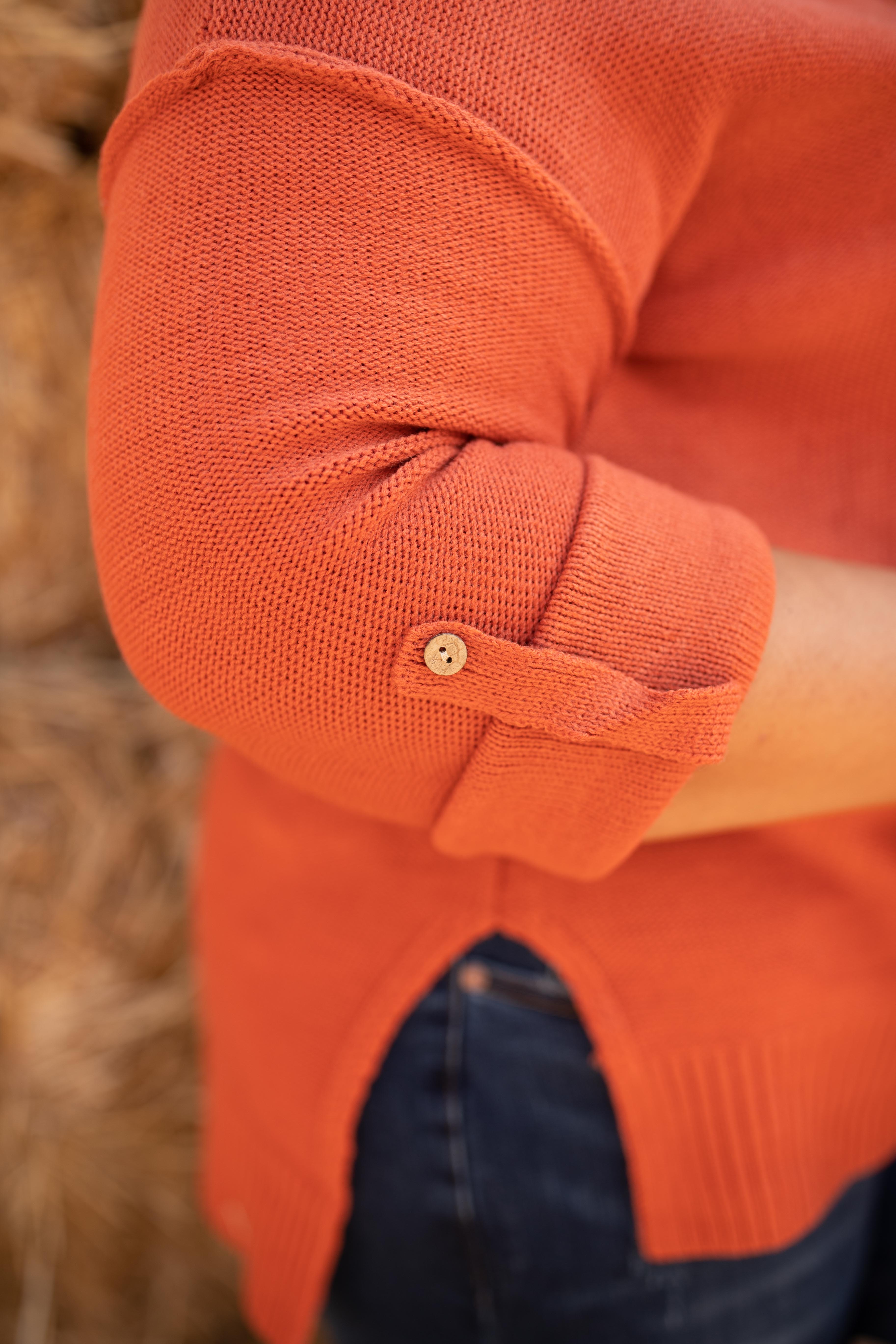 Brielle Top in Rusty Orange