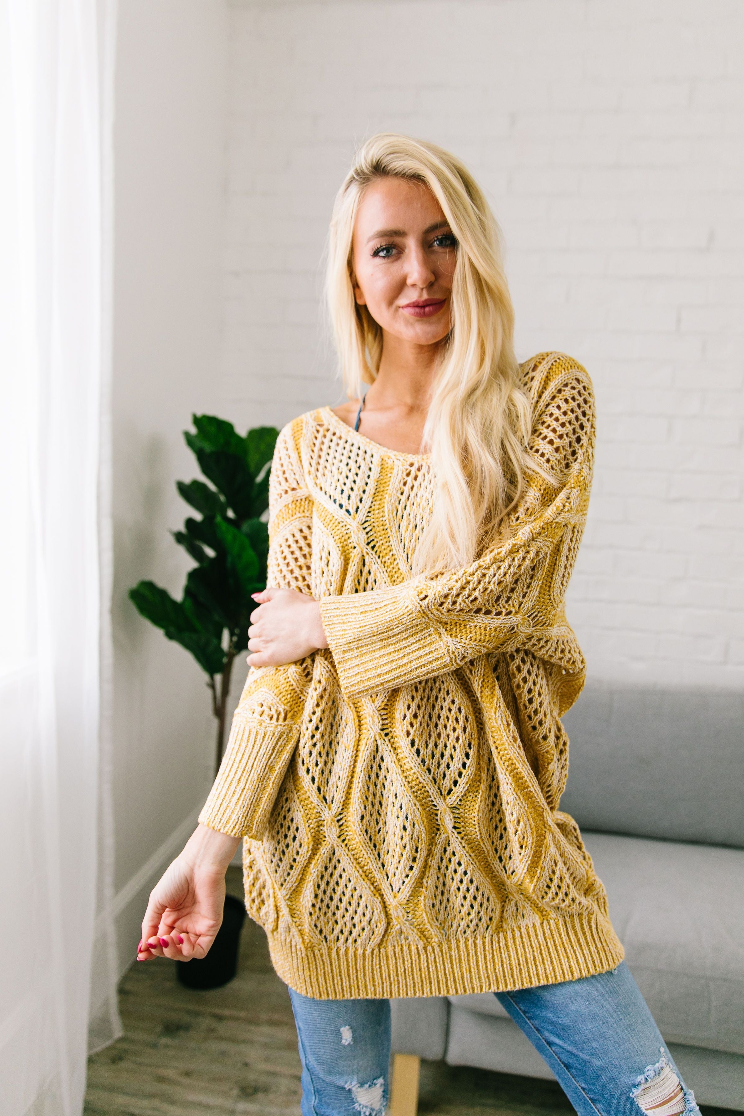 Bring On The Sun Spring Sweater - ALL SALES FINAL