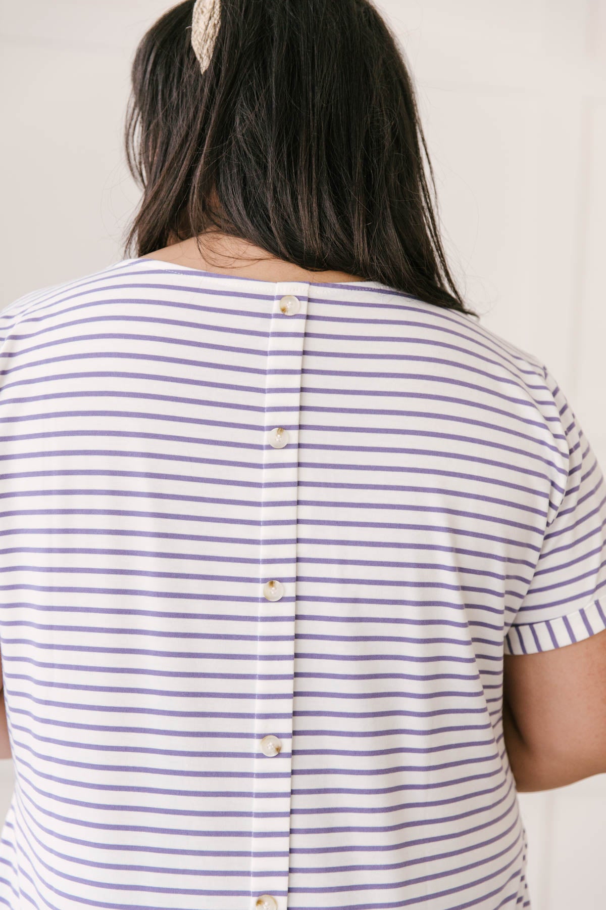 Buttoned To A T-Shirt Dress