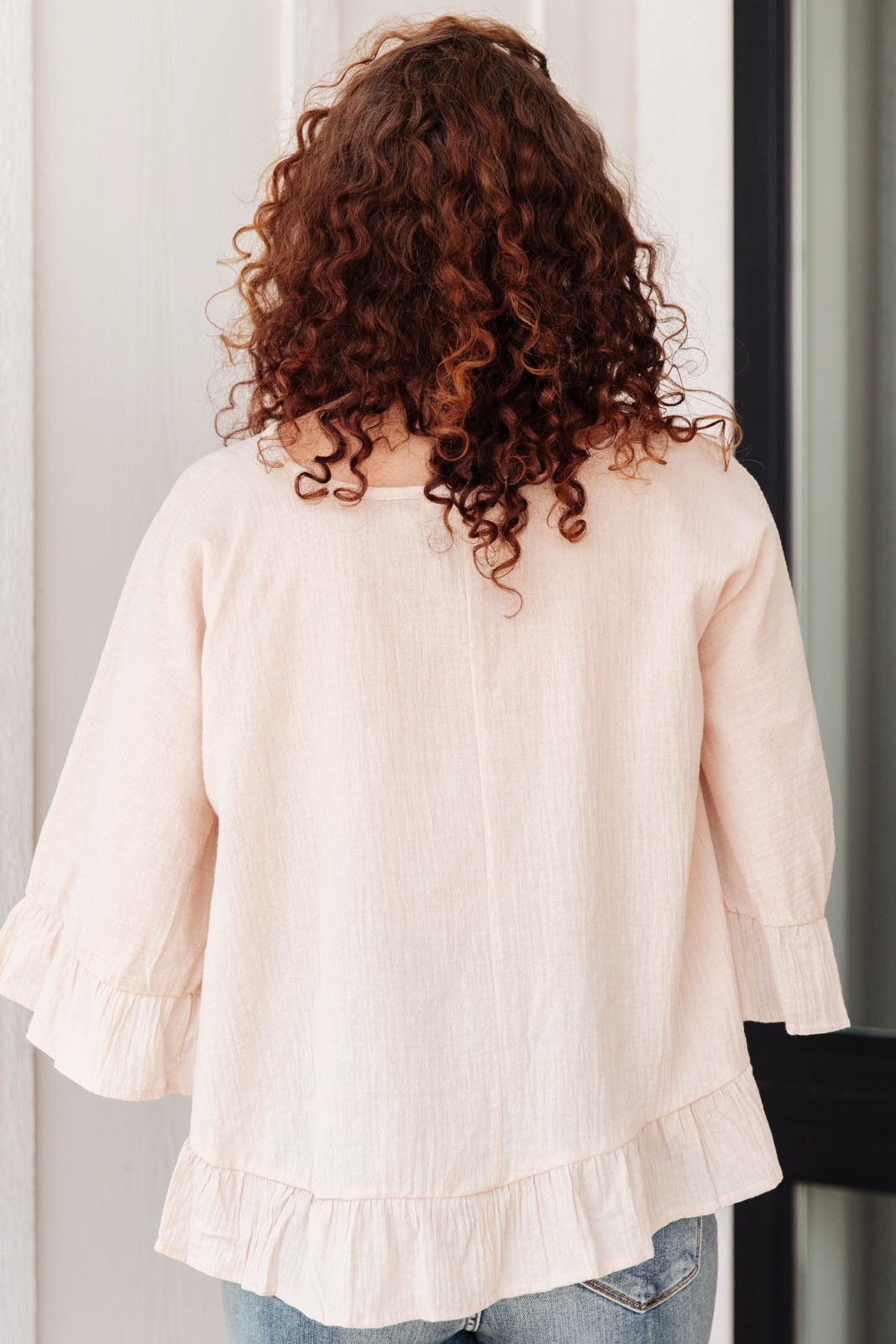 Cascading Ruffles Top