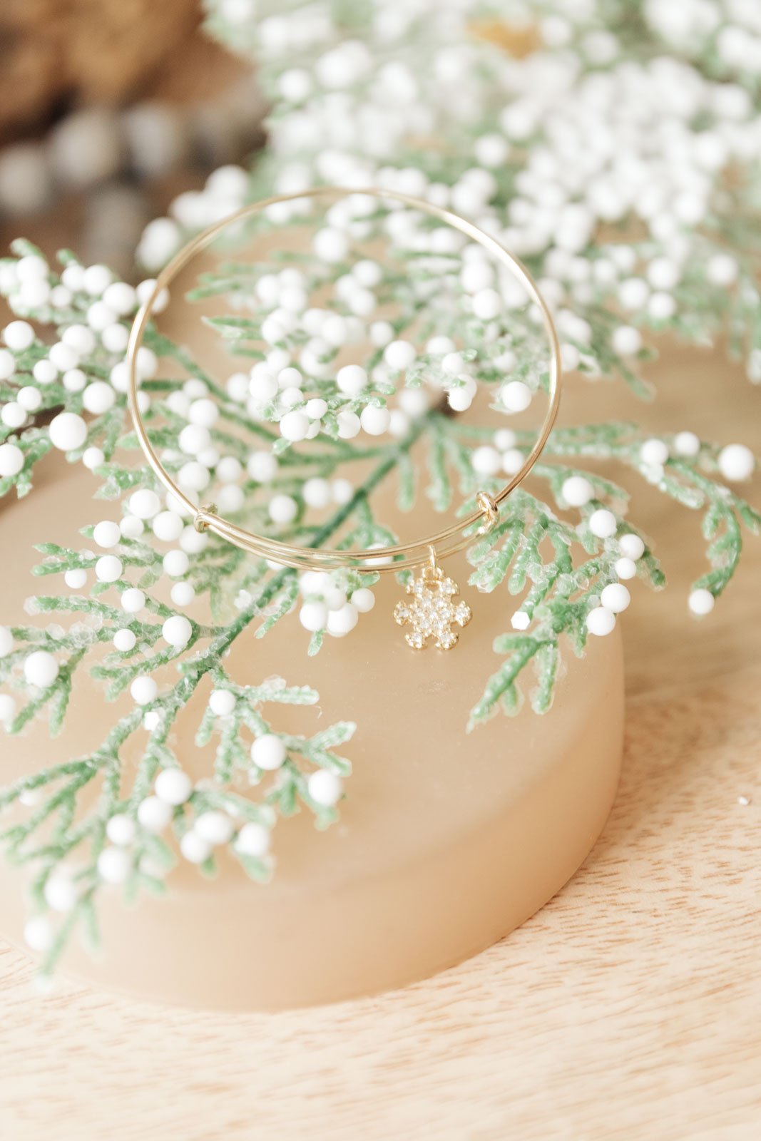 Charming Snowflake Bangle