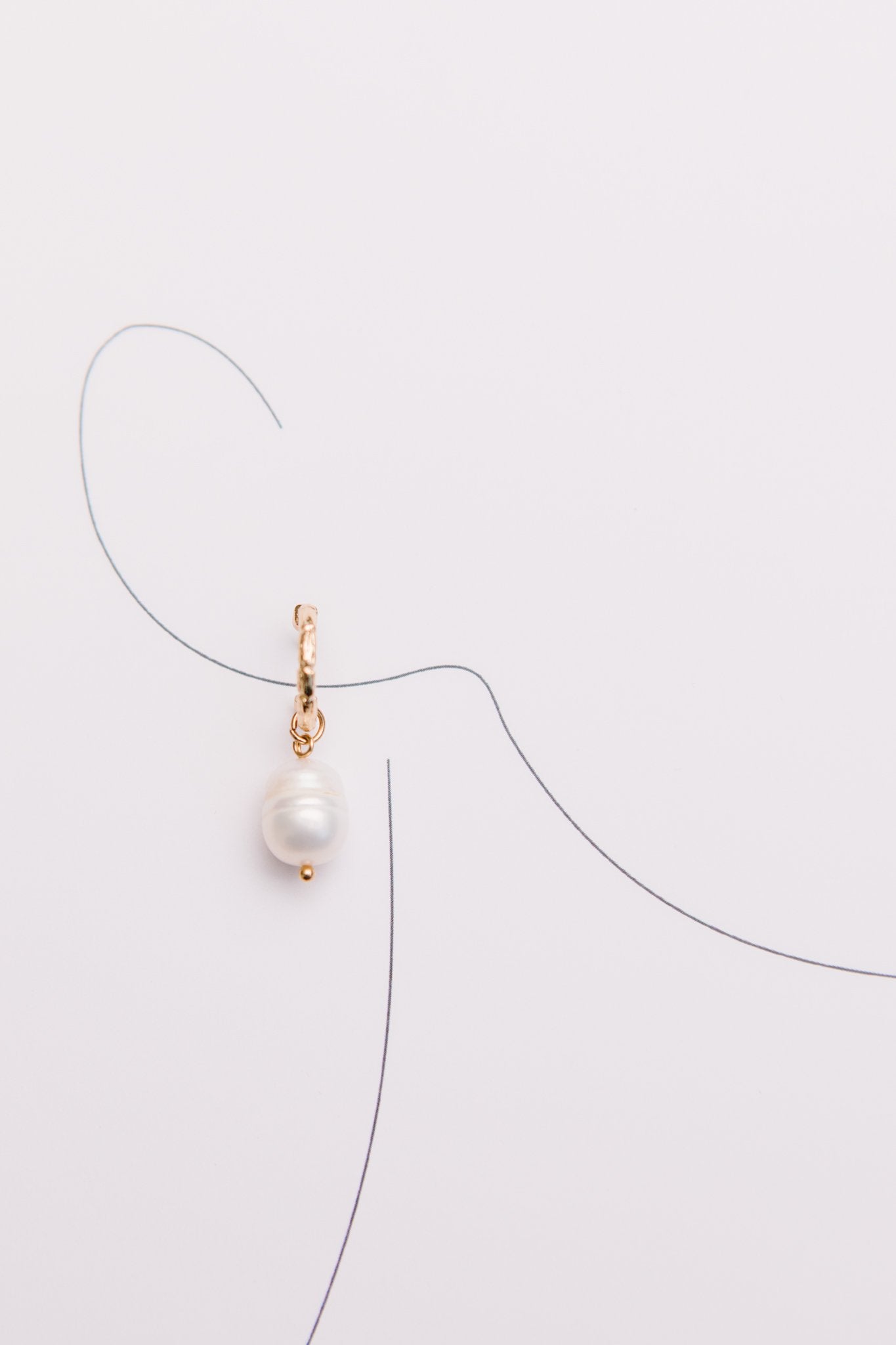 Drops Of Pearl Earrings