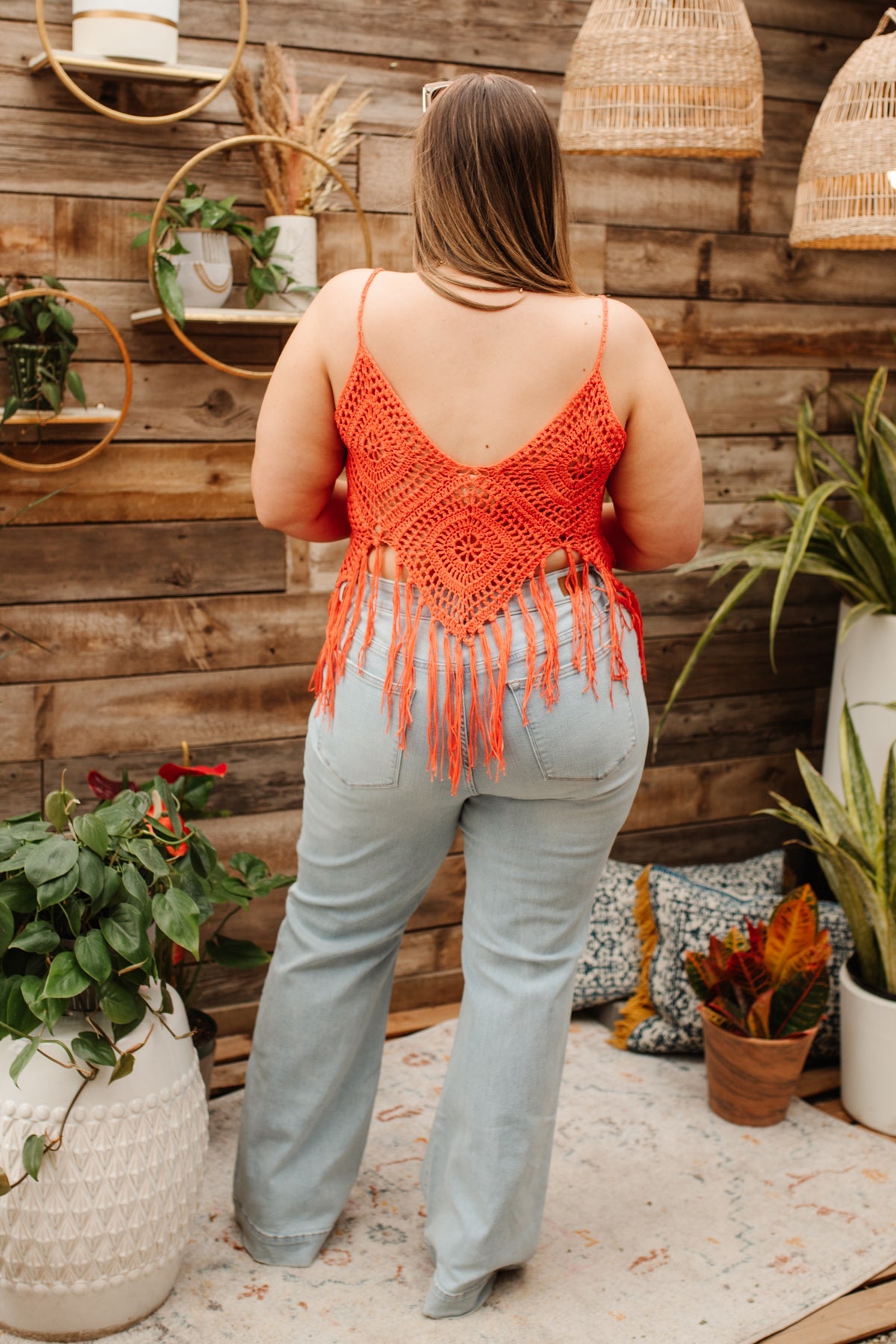 Festival Fringe Tank in Orange