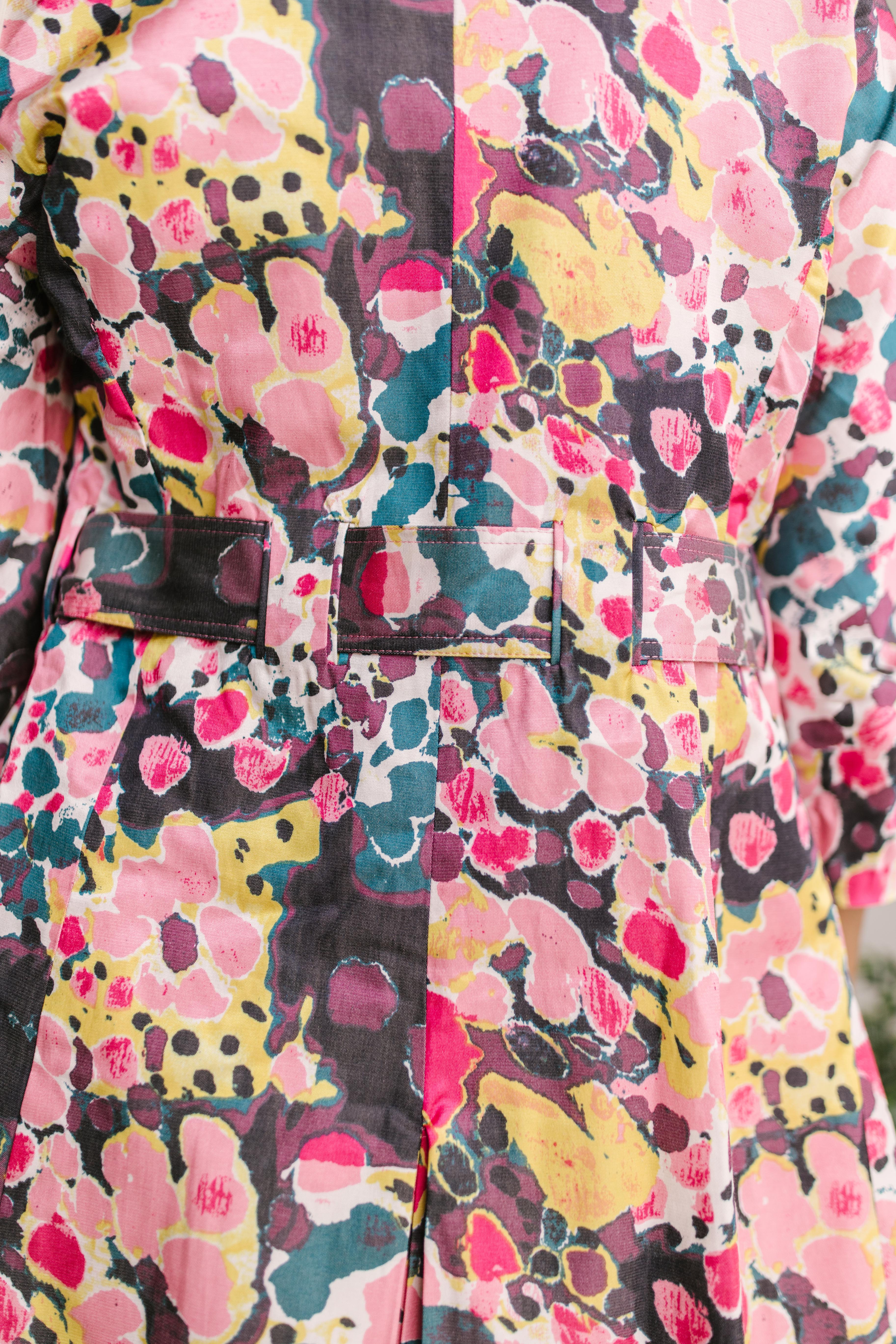 Floral Whimsy Trench