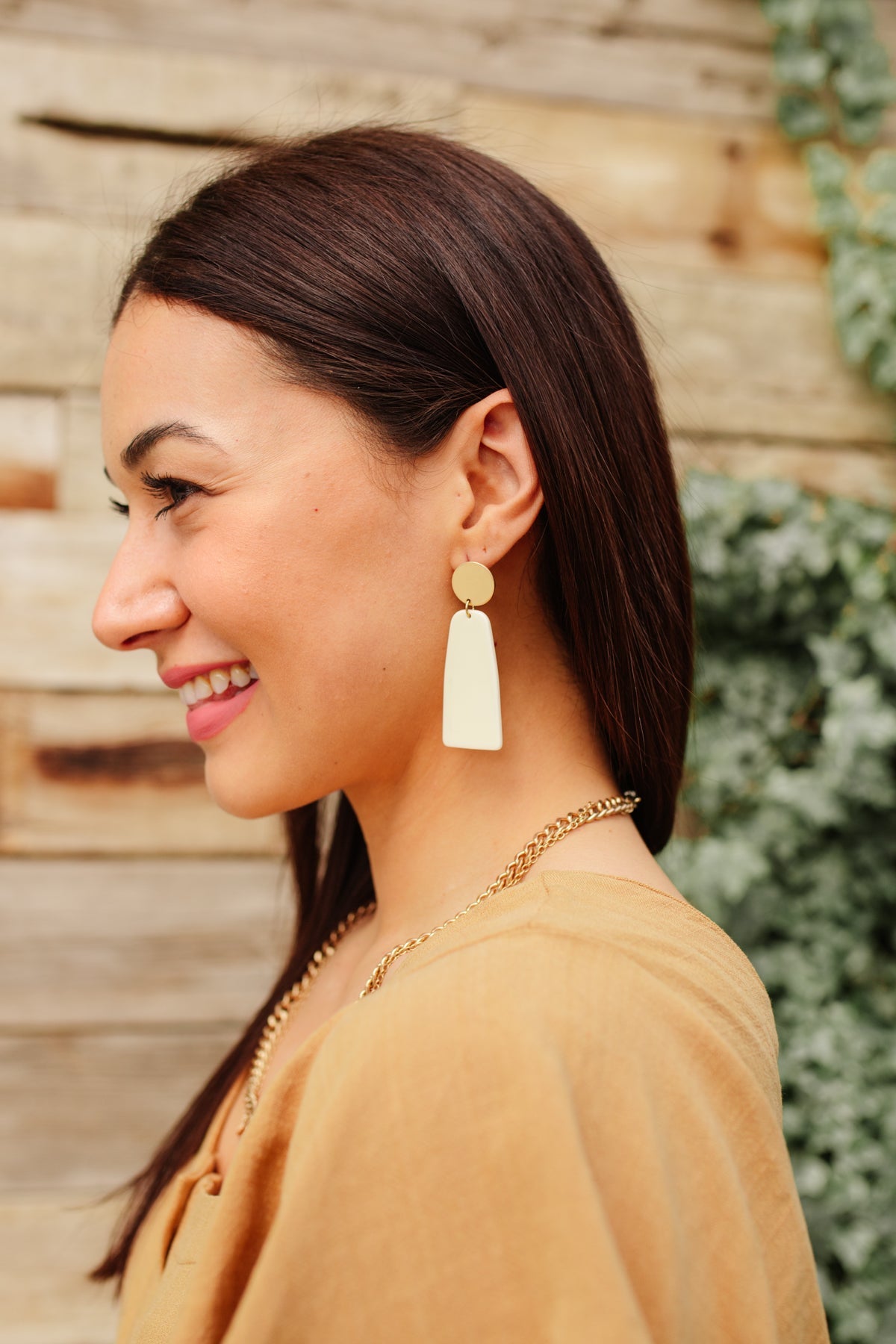 Getaway Drop Earrings in Ivory