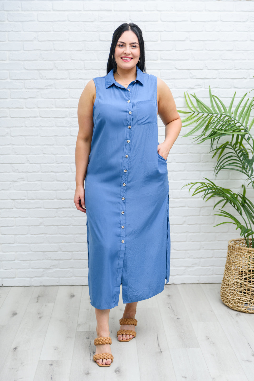 Harper Button Front Dress