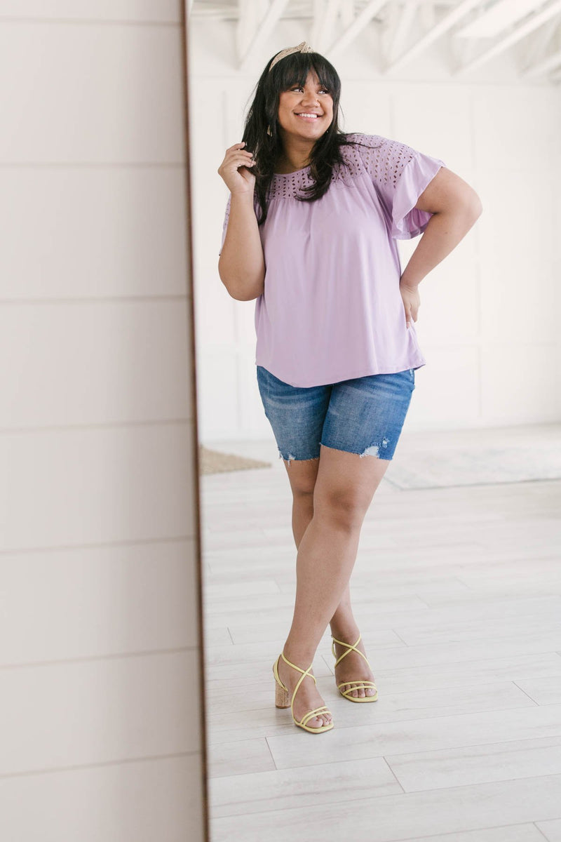 Mabel Top in Lilac