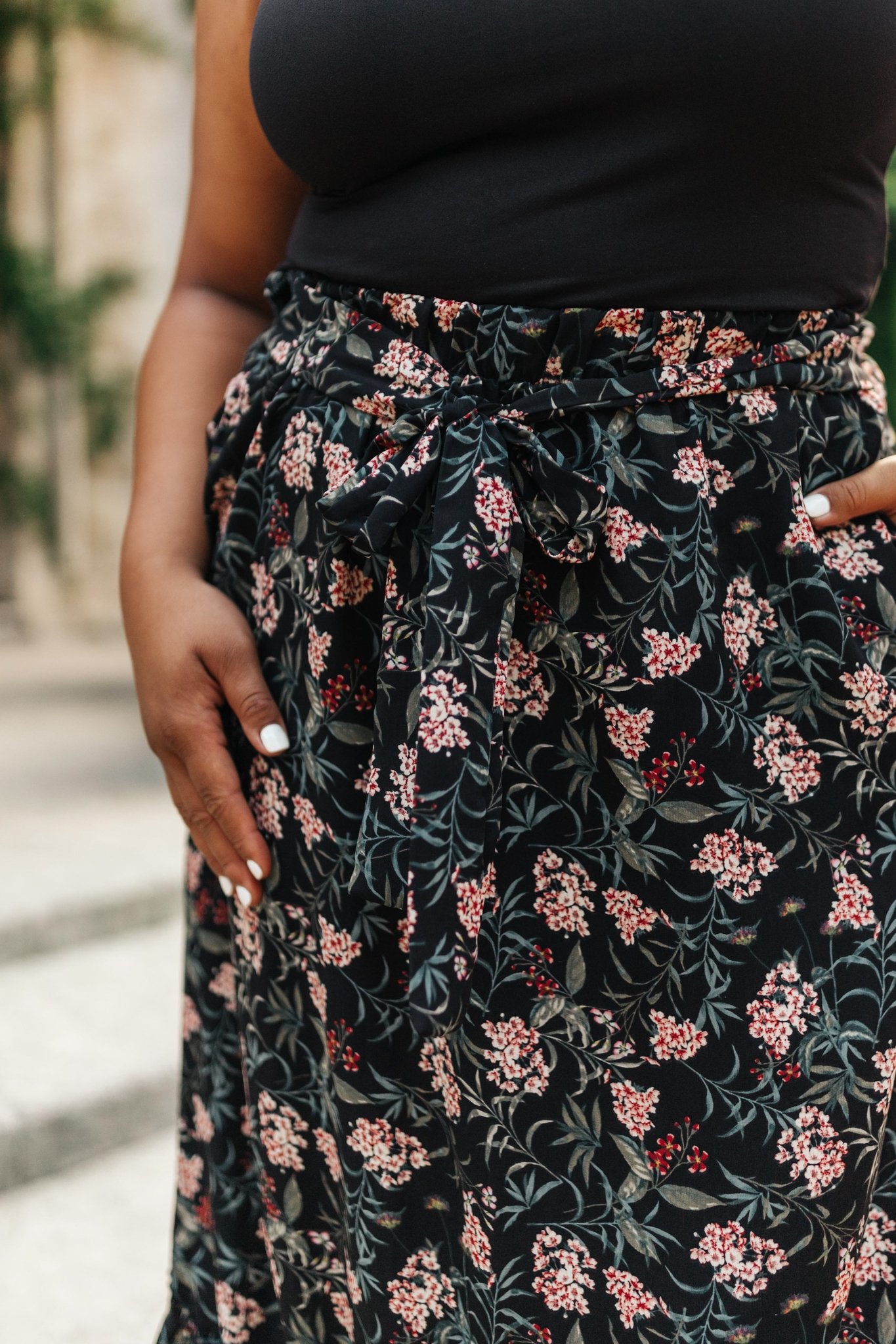 Meciela Floral Skirt