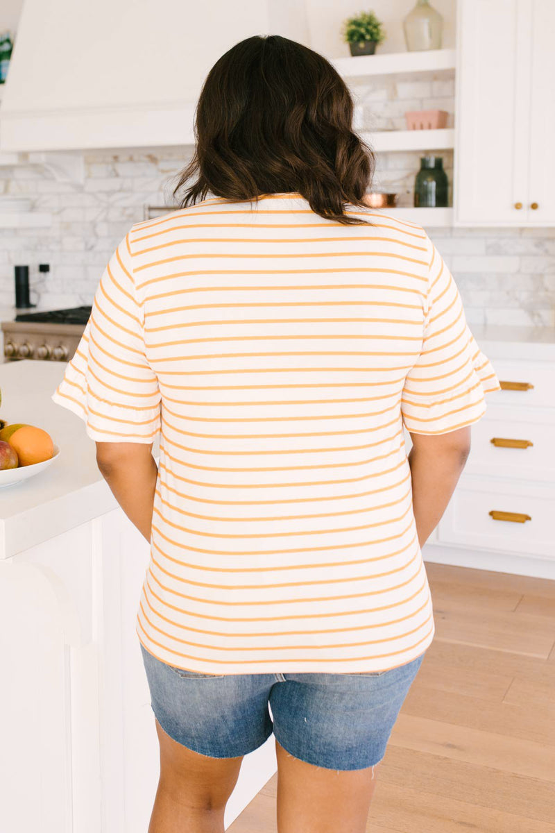 Mellow Yellow Striped Top