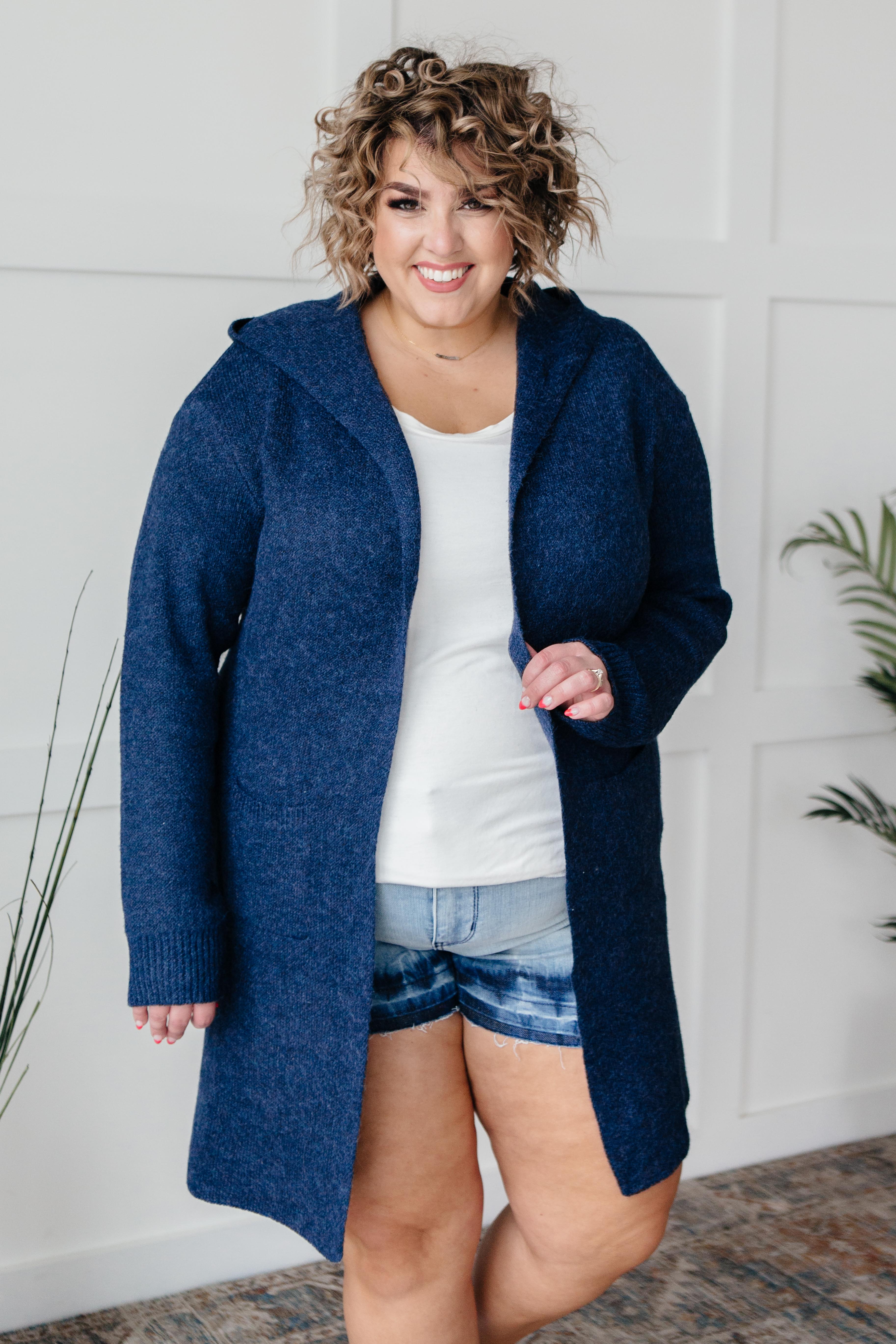 Mila Cardigan in Blue