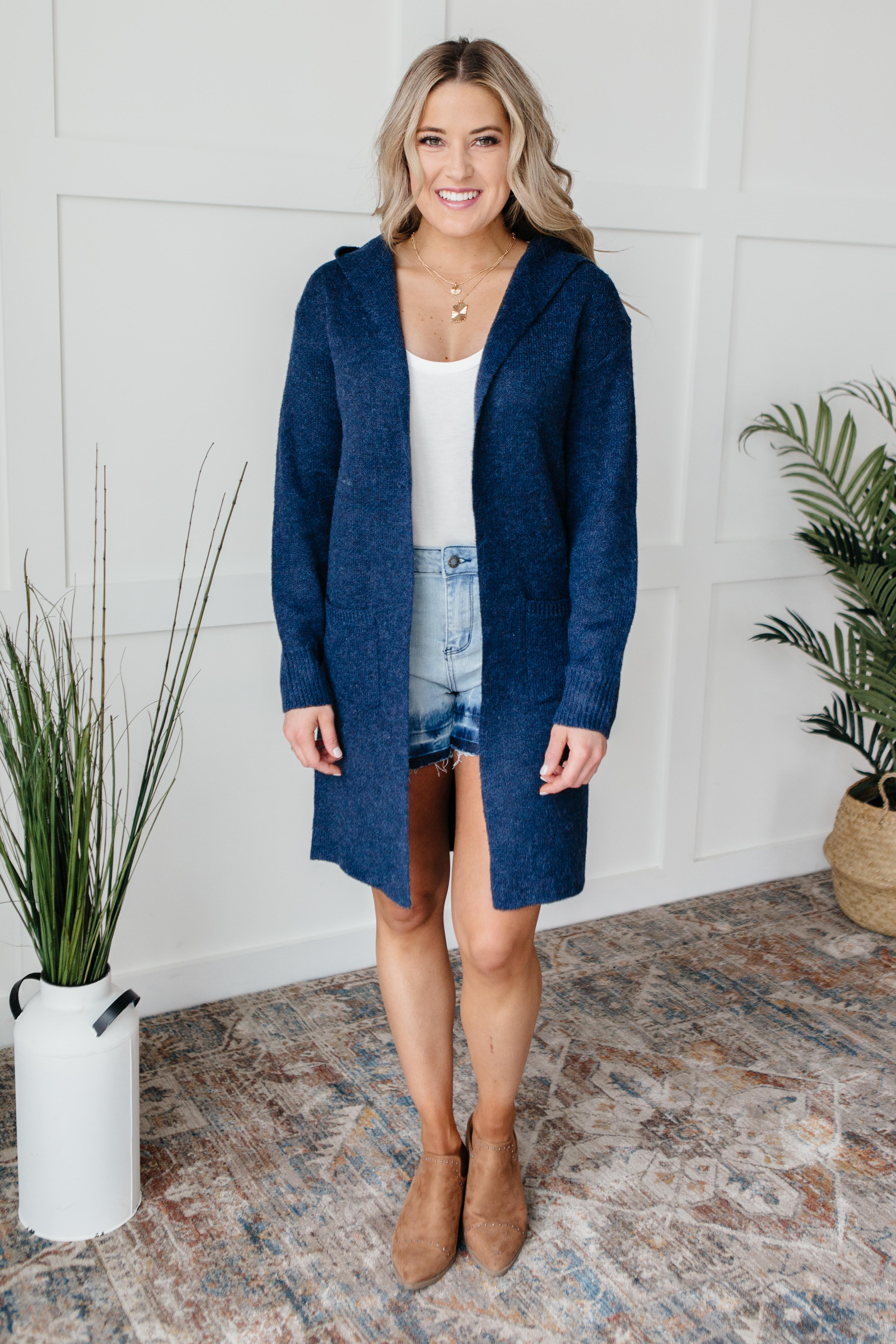 Mila Cardigan in Blue