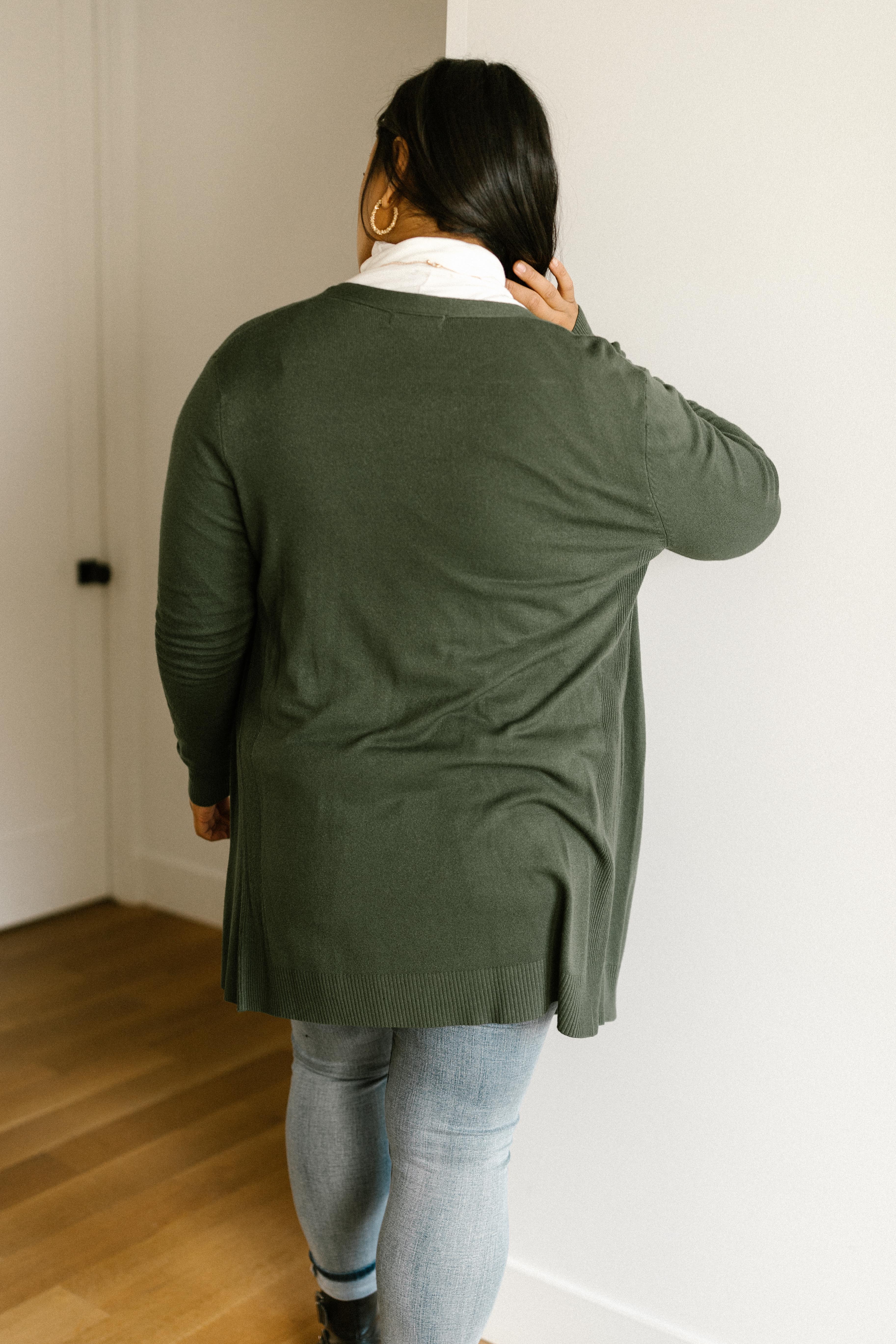 Million Dollar Olive Cardigan