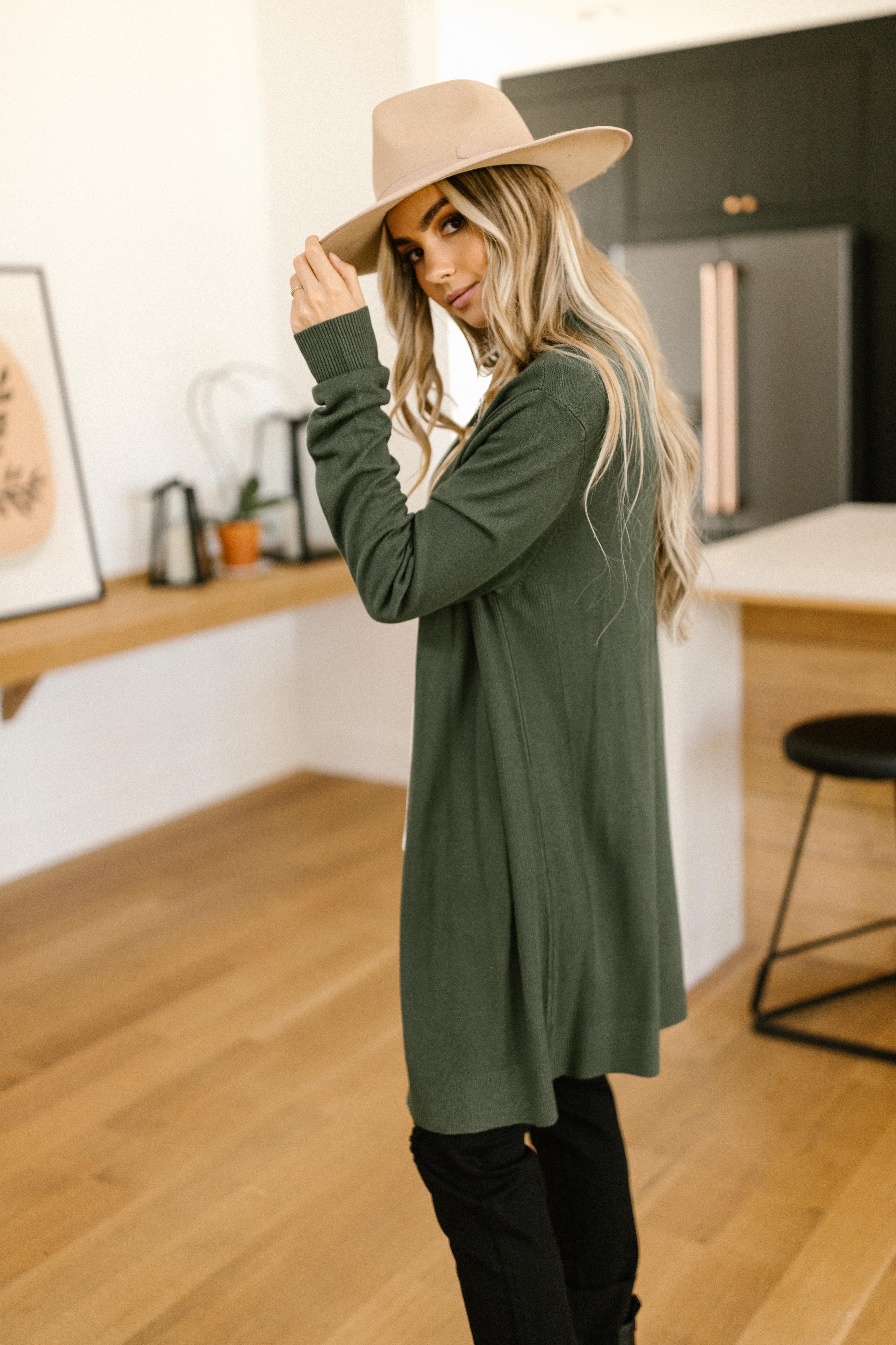 Million Dollar Olive Cardigan