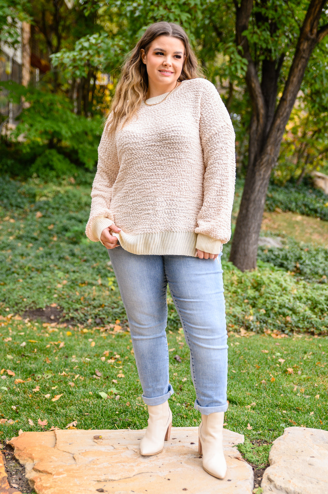 Monaco Sweater In Ivory