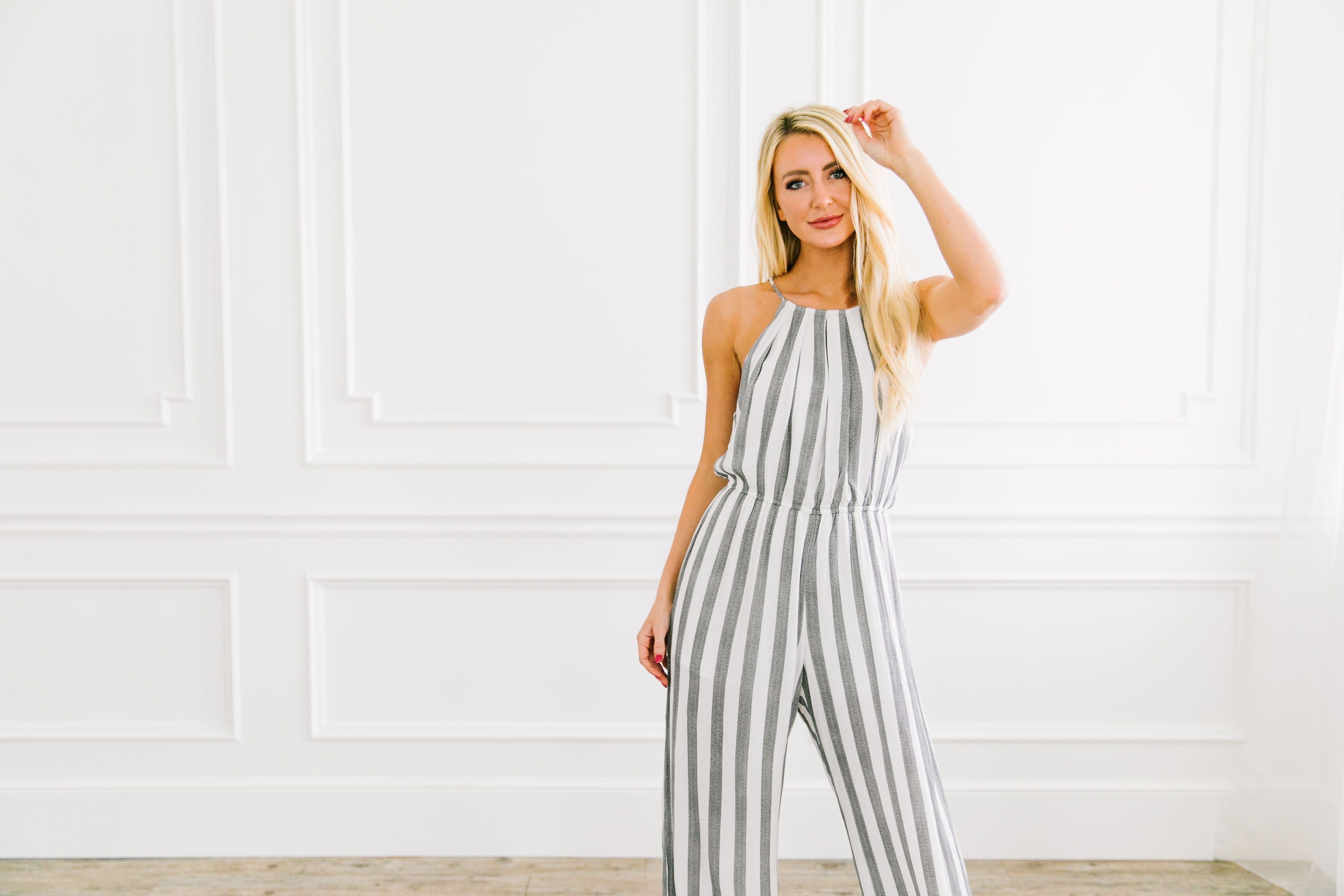 Nantucket Striped Jumpsuit