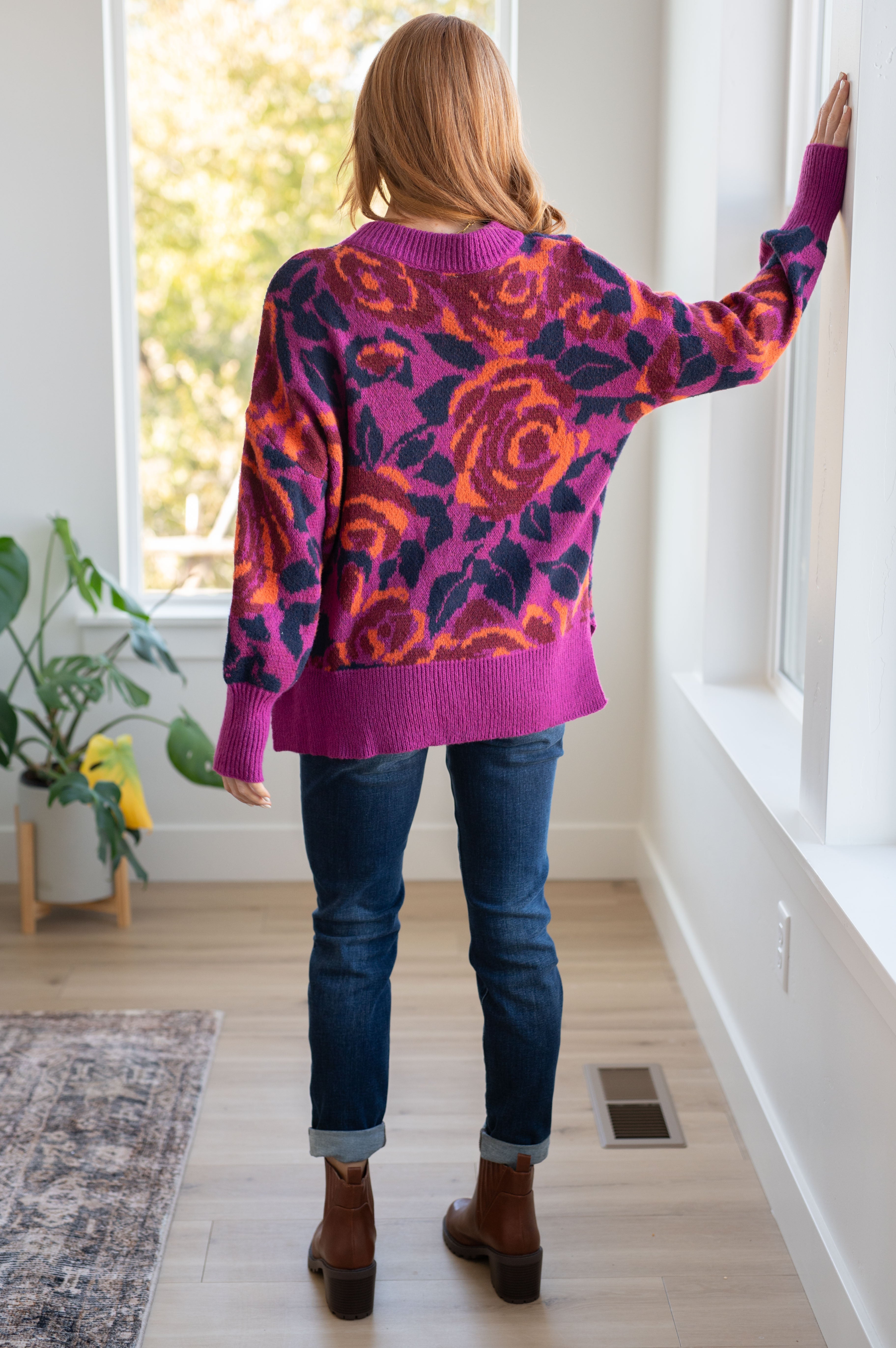 Rosie Posey Floral Sweater