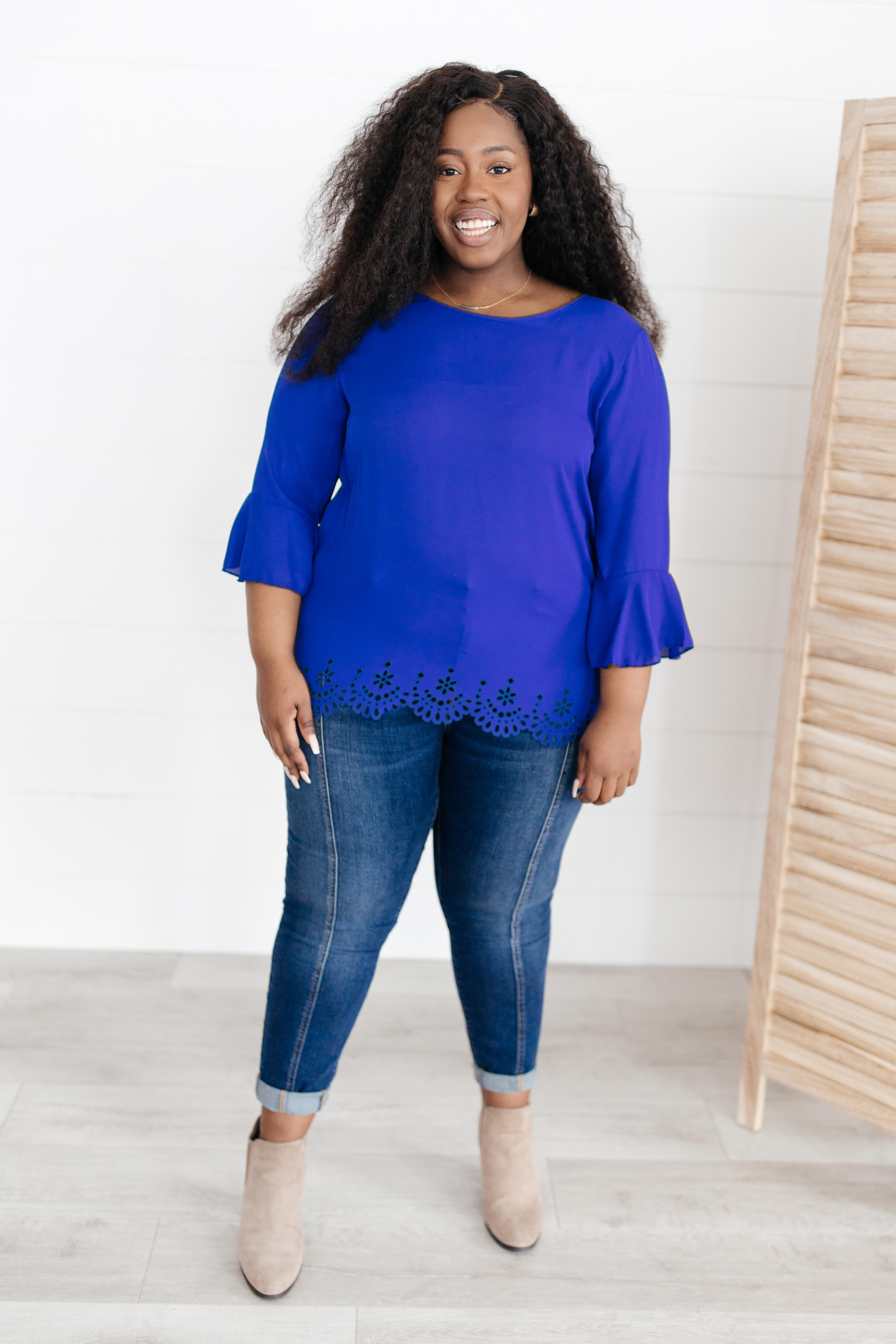 Royal Blue Dream Blouse