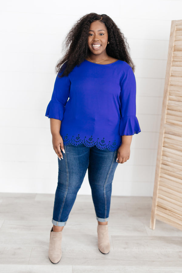 Royal Blue Dream Blouse