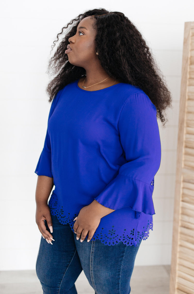 Royal Blue Dream Blouse