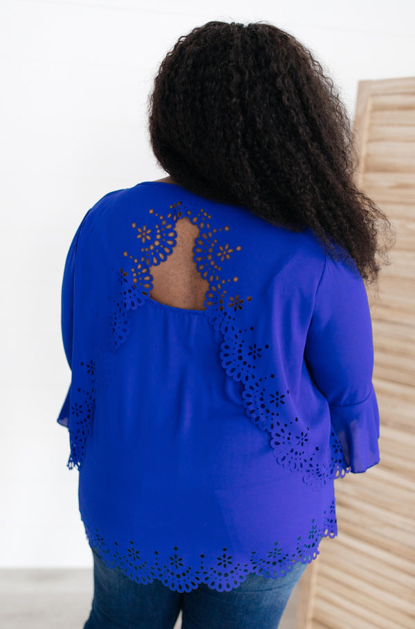 Royal Blue Dream Blouse