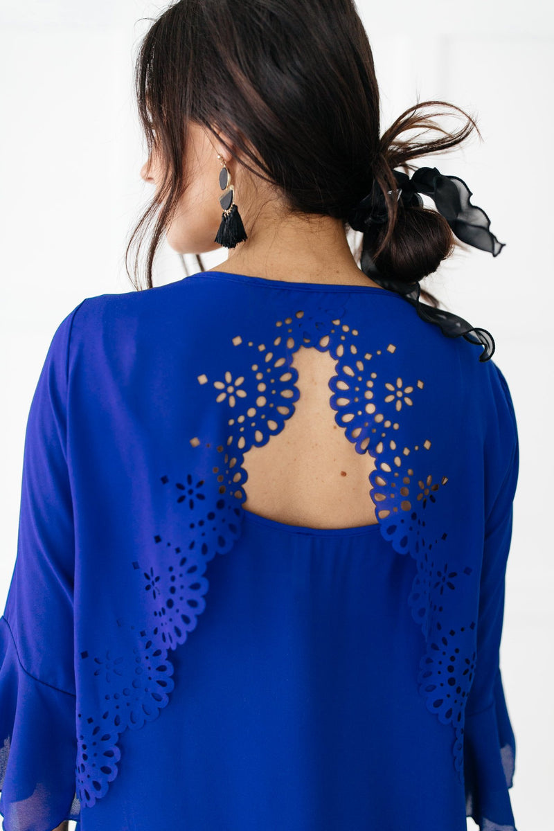 Royal Blue Dream Blouse