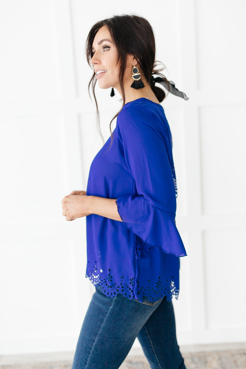 Royal Blue Dream Blouse