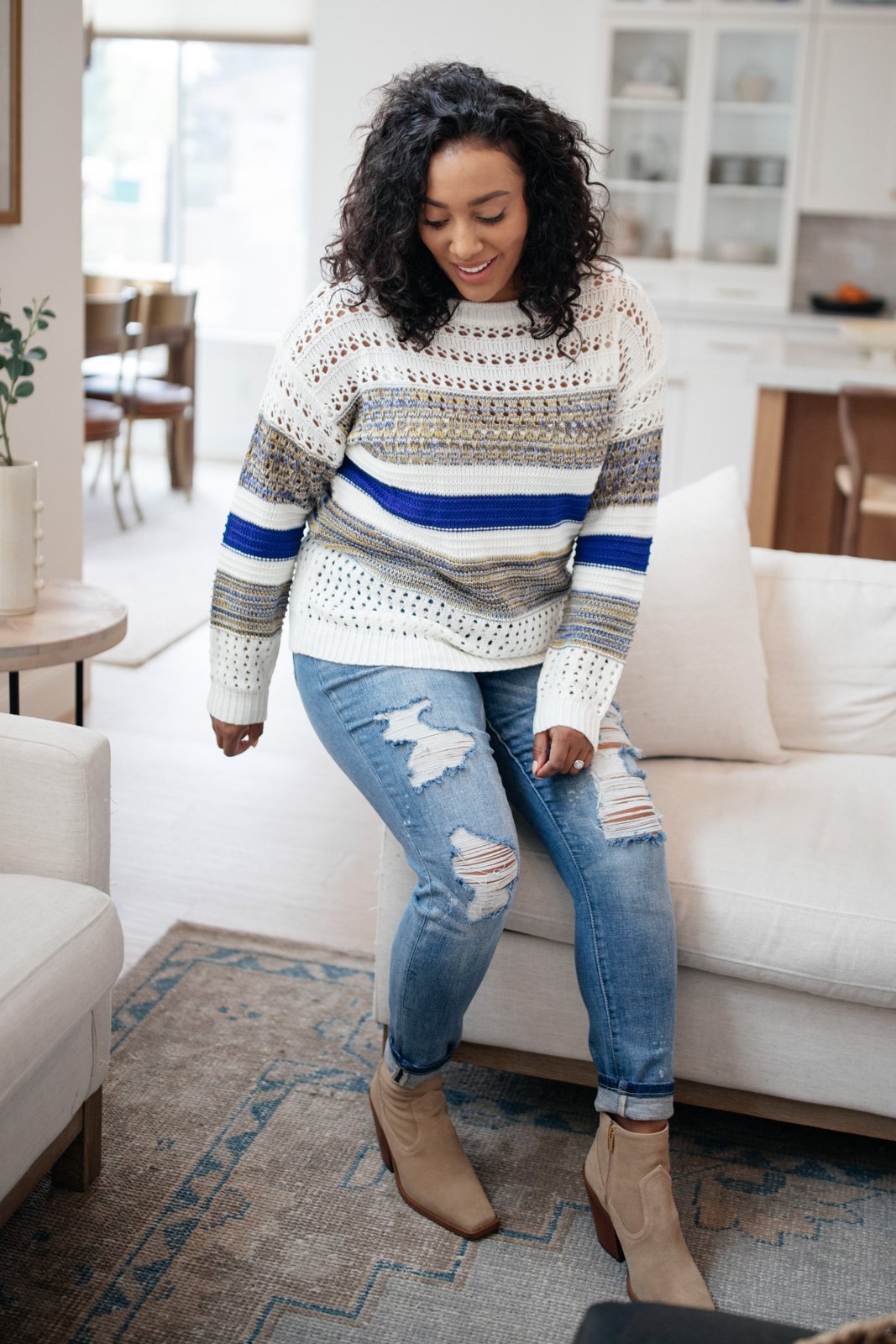 Royalty Striped Sweater